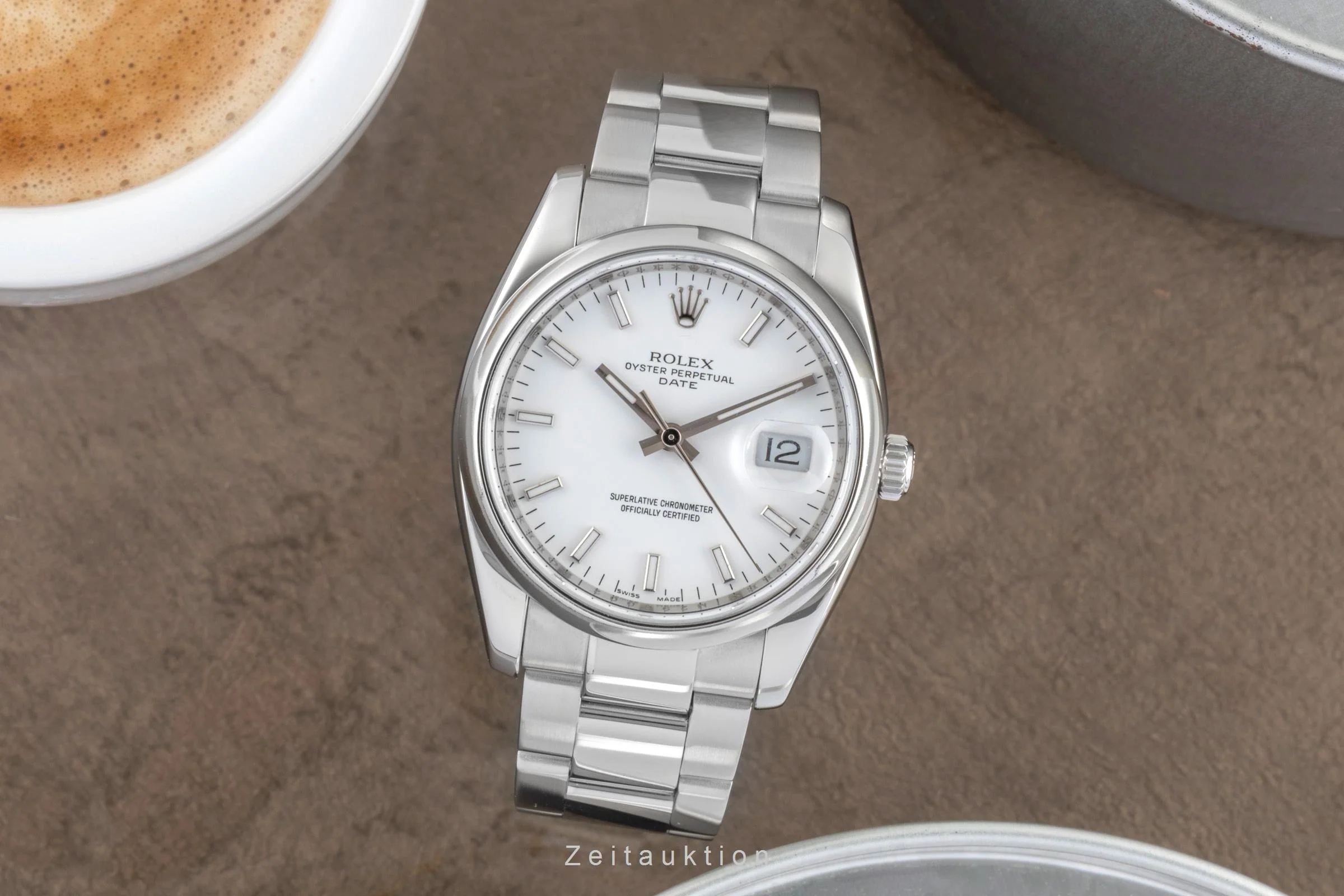 Rolex Date steel automatic men's watch 115200  [2504831] - Image 4