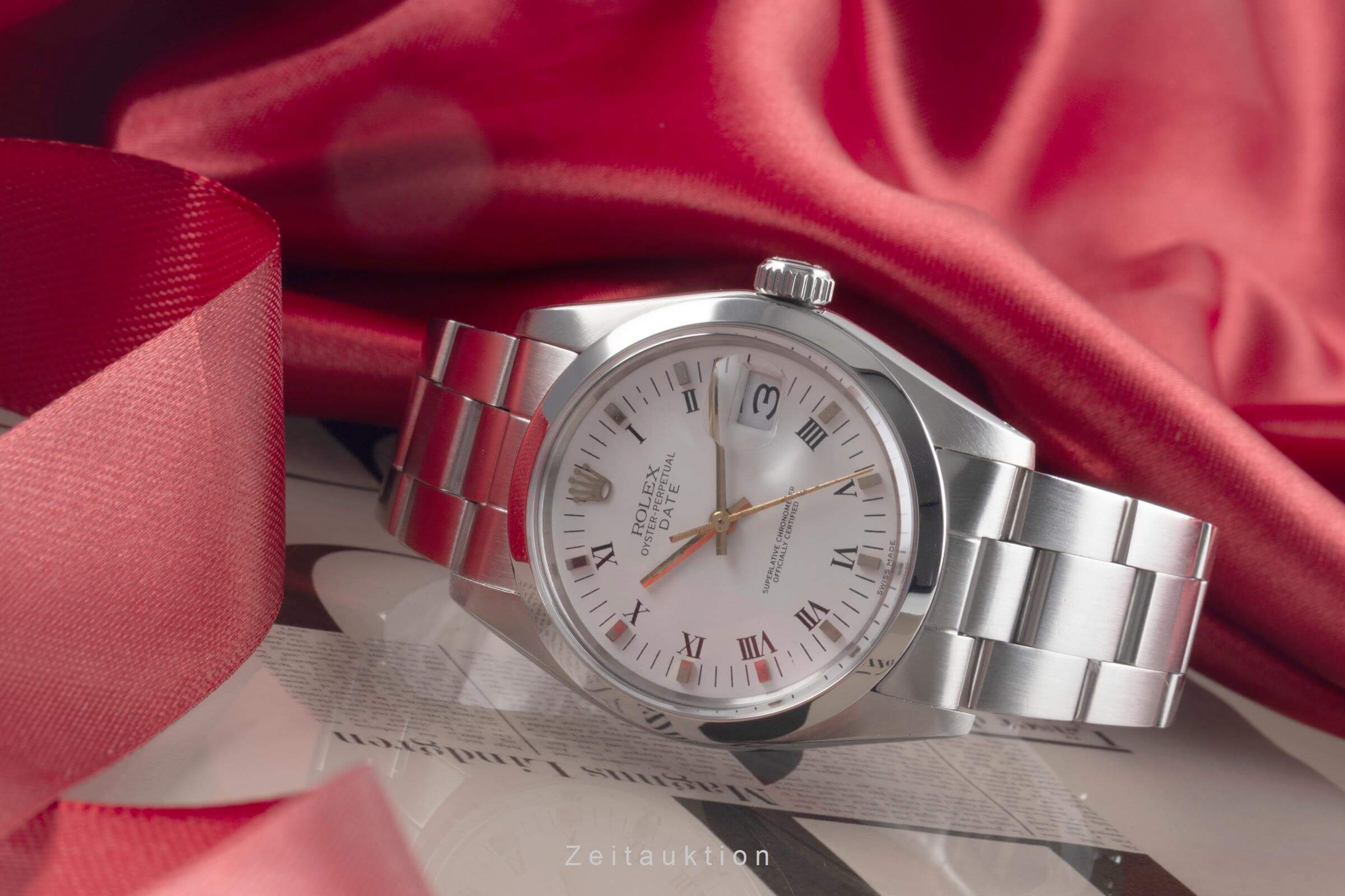 Rolex Date steel automatic men's watch 1500  [2500704] - Image 3