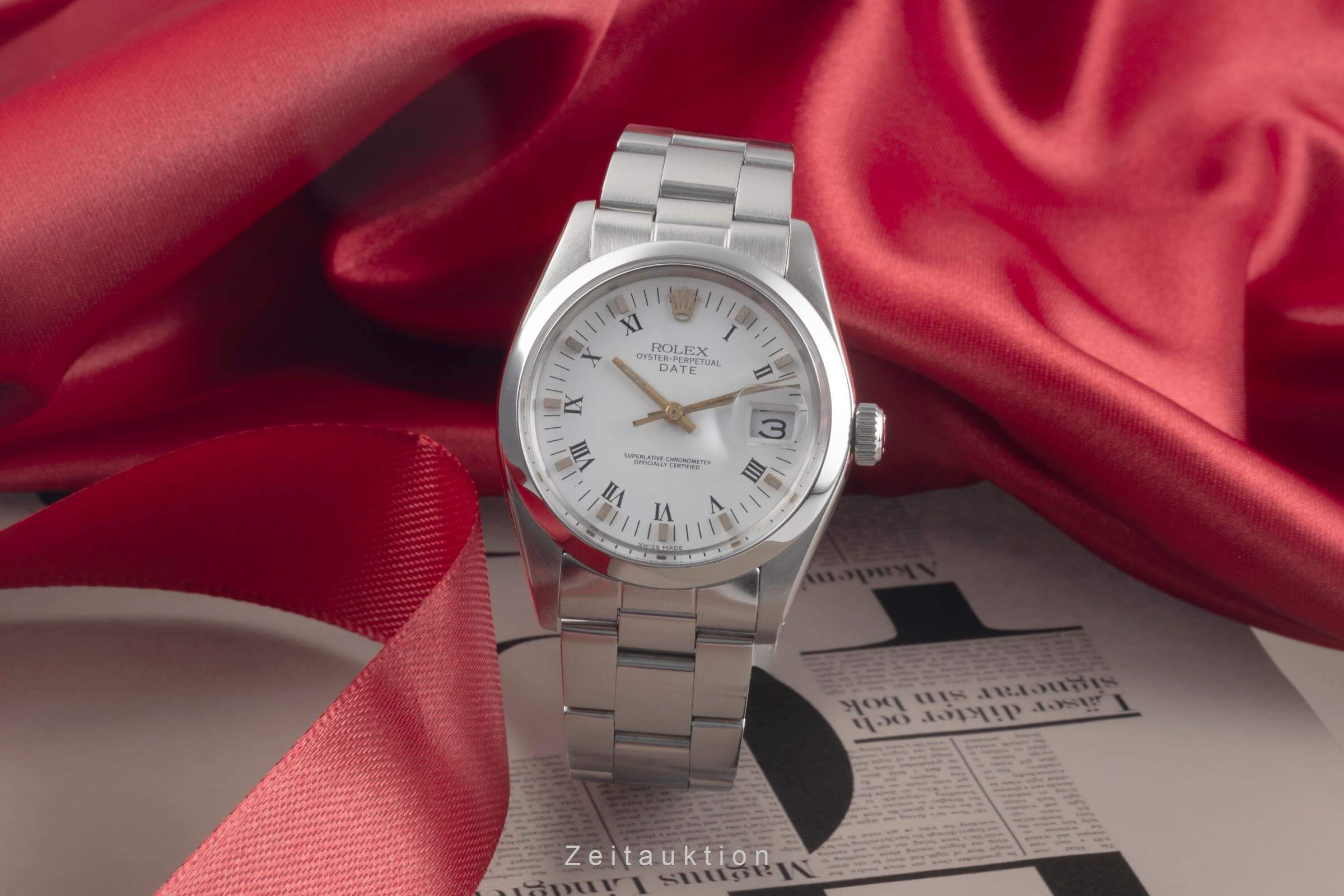 Rolex Date steel automatic men's watch 1500  [2500704] - Image 4