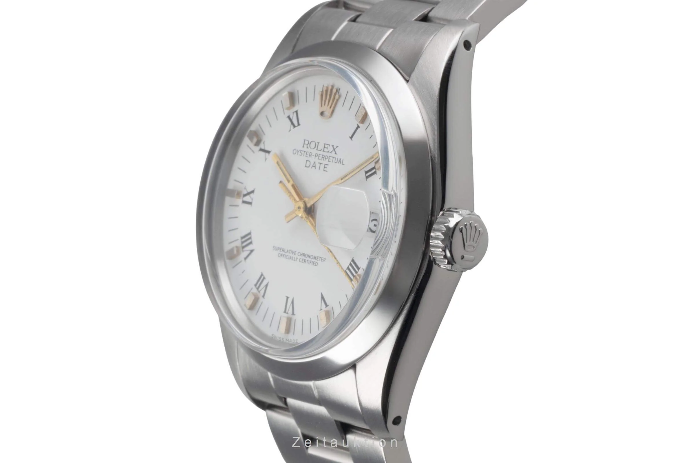 Rolex Date steel automatic men's watch 1500  [2500704] - Image 7