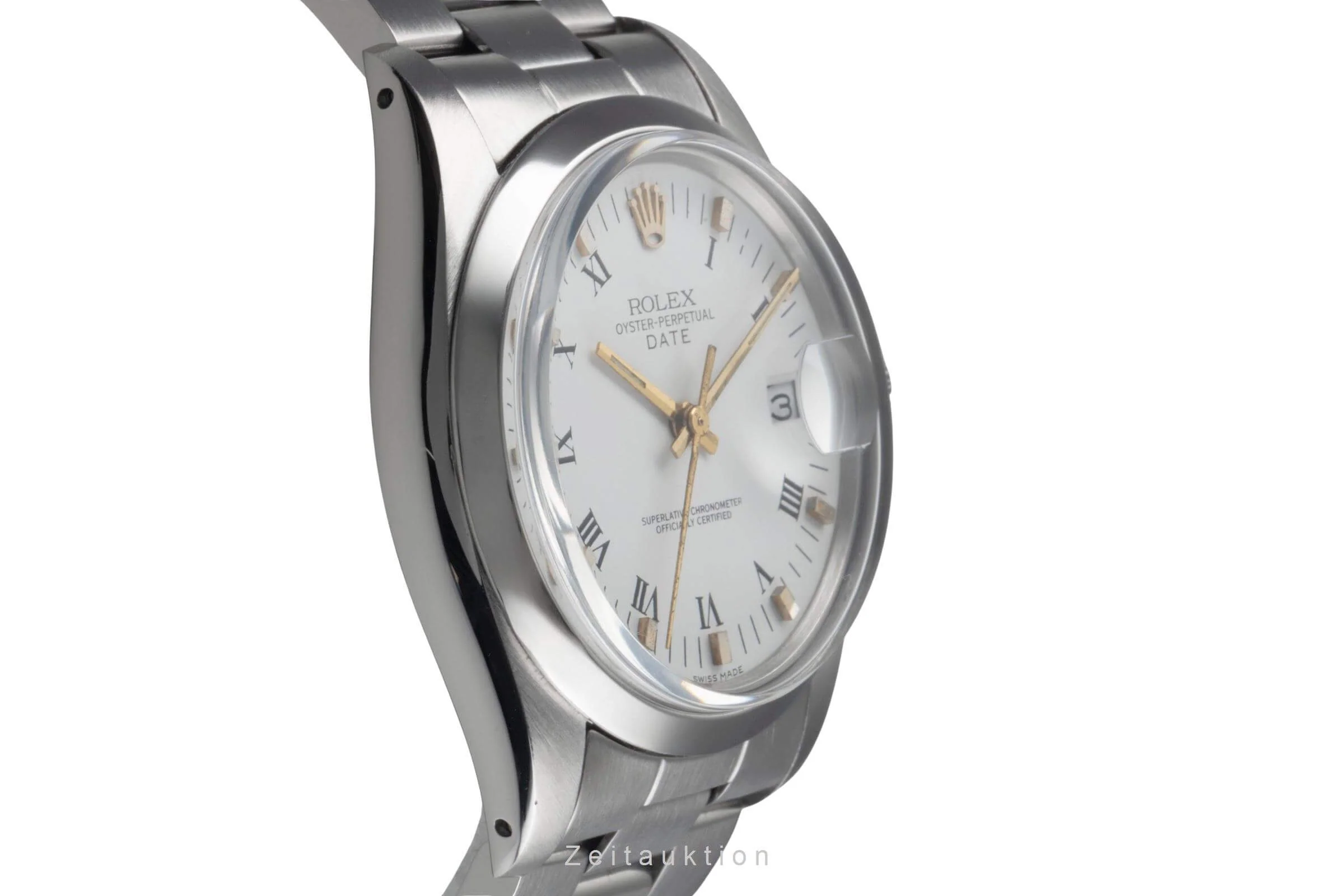 Rolex Date steel automatic men's watch 1500  [2500704] - Image 8
