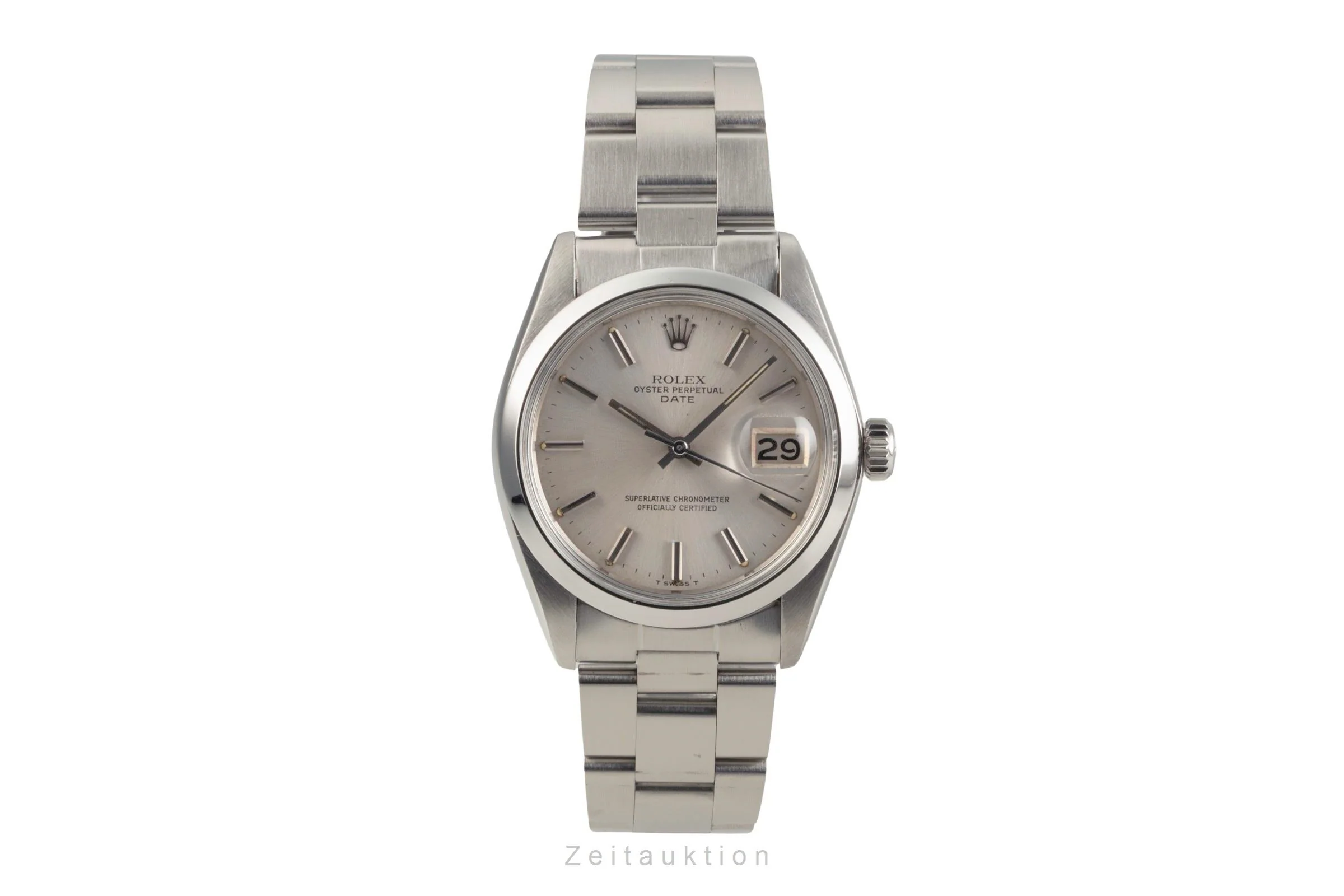 Rolex Date steel automatic men's watch 1500  [2502615] - Image 5