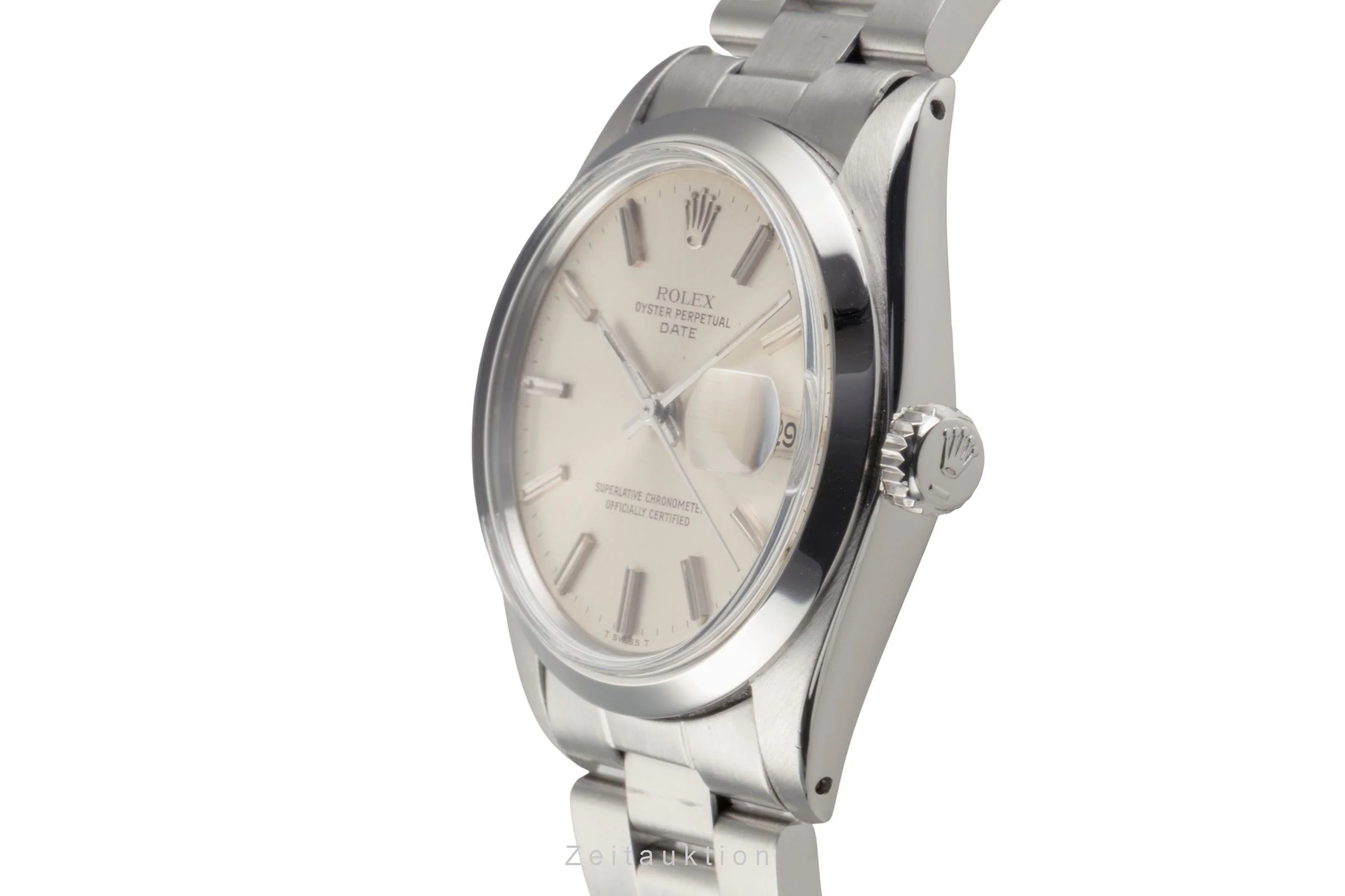 Rolex Date steel automatic men's watch 1500  [2502615] - Image 7