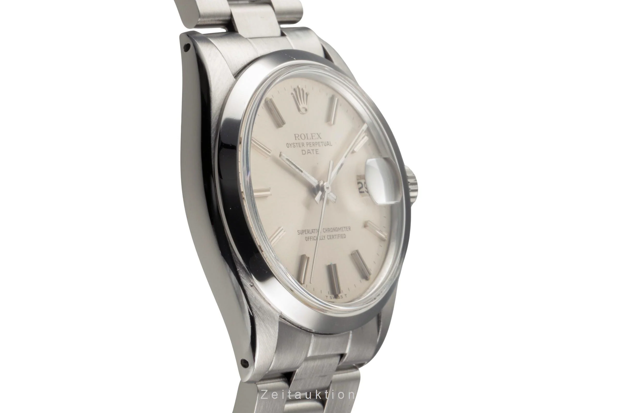 Rolex Date steel automatic men's watch 1500  [2502615] - Image 8