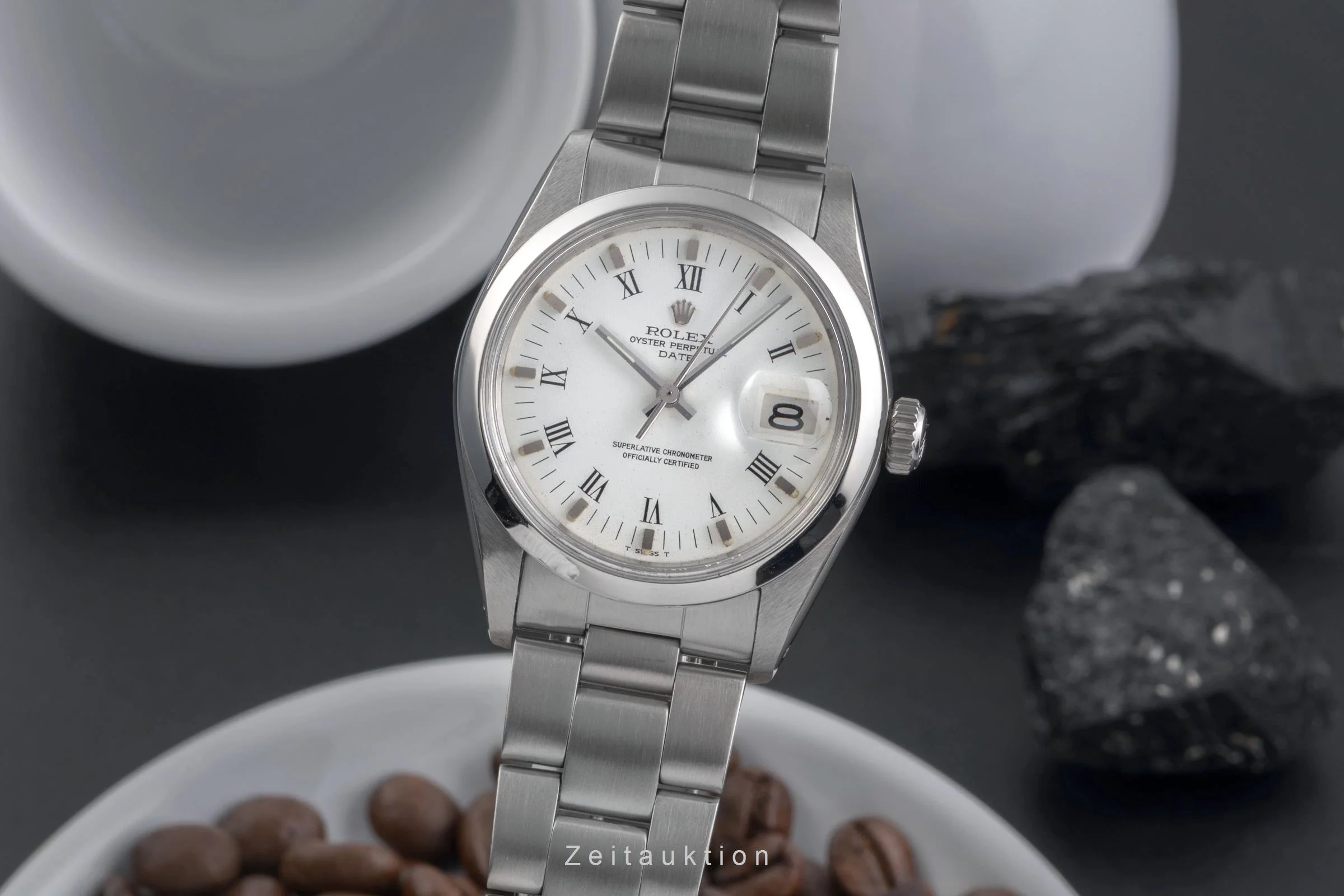 Rolex Date steel automatic men's watch 1500  [2503048] - Image 2