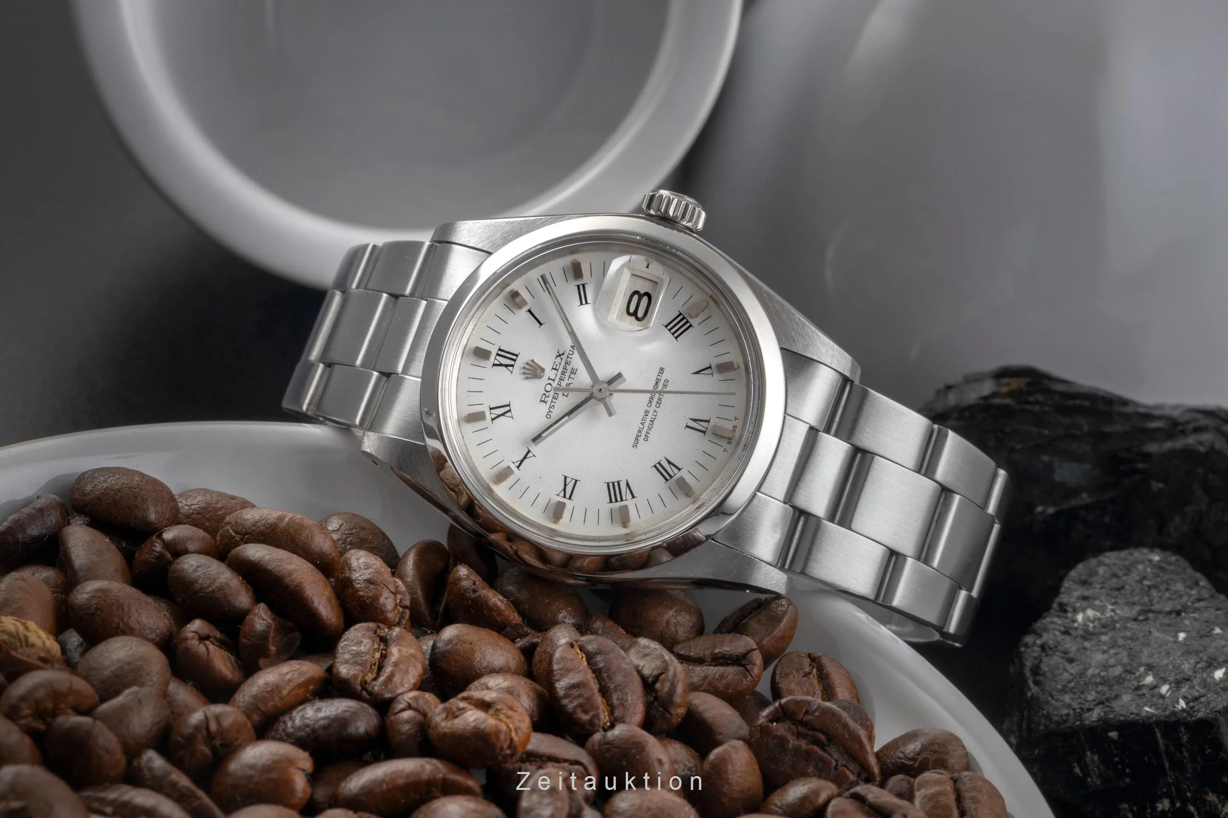 Rolex Date steel automatic men's watch 1500  [2503048] - Image 3