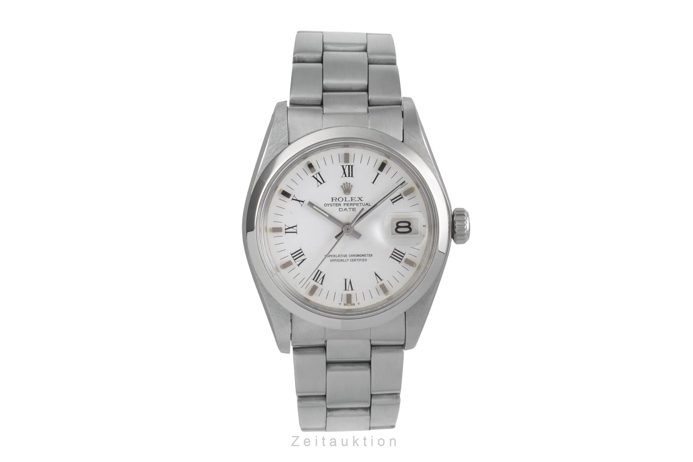 Rolex Date steel automatic men's watch 1500  [2503048] - Image 5