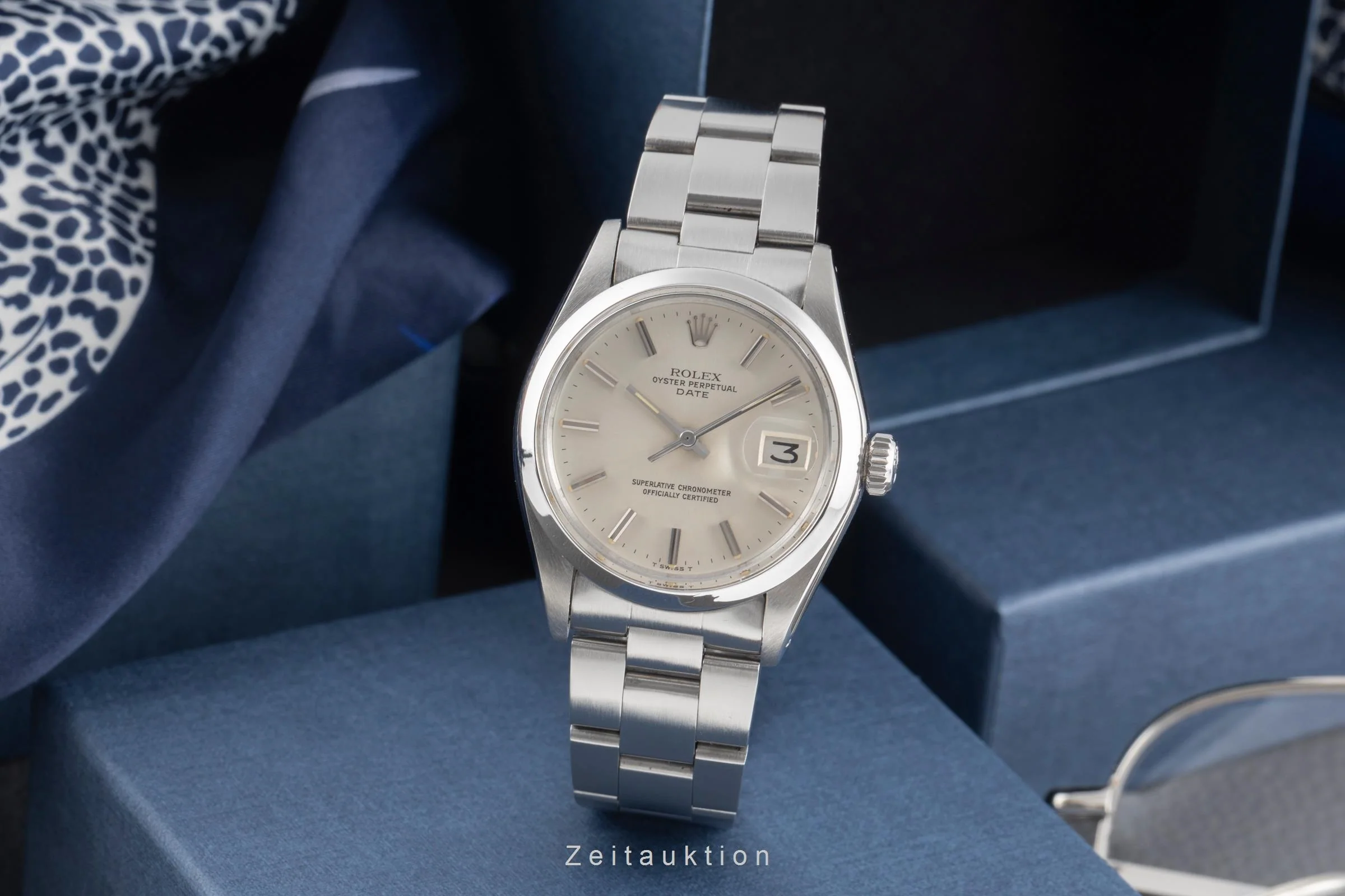 Rolex Date steel automatic men's watch 1500  [2504070] - Image 4