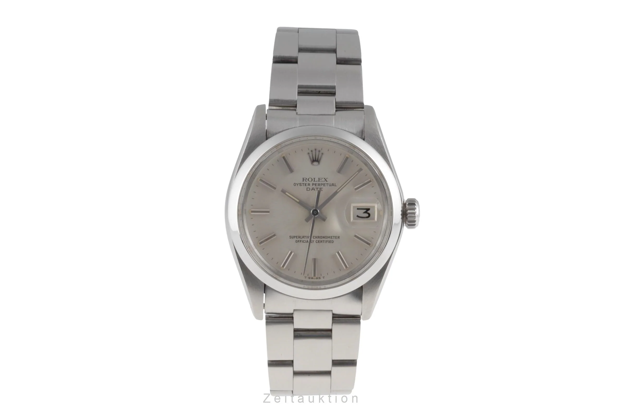 Rolex Date steel automatic men's watch 1500  [2504070] - Image 5