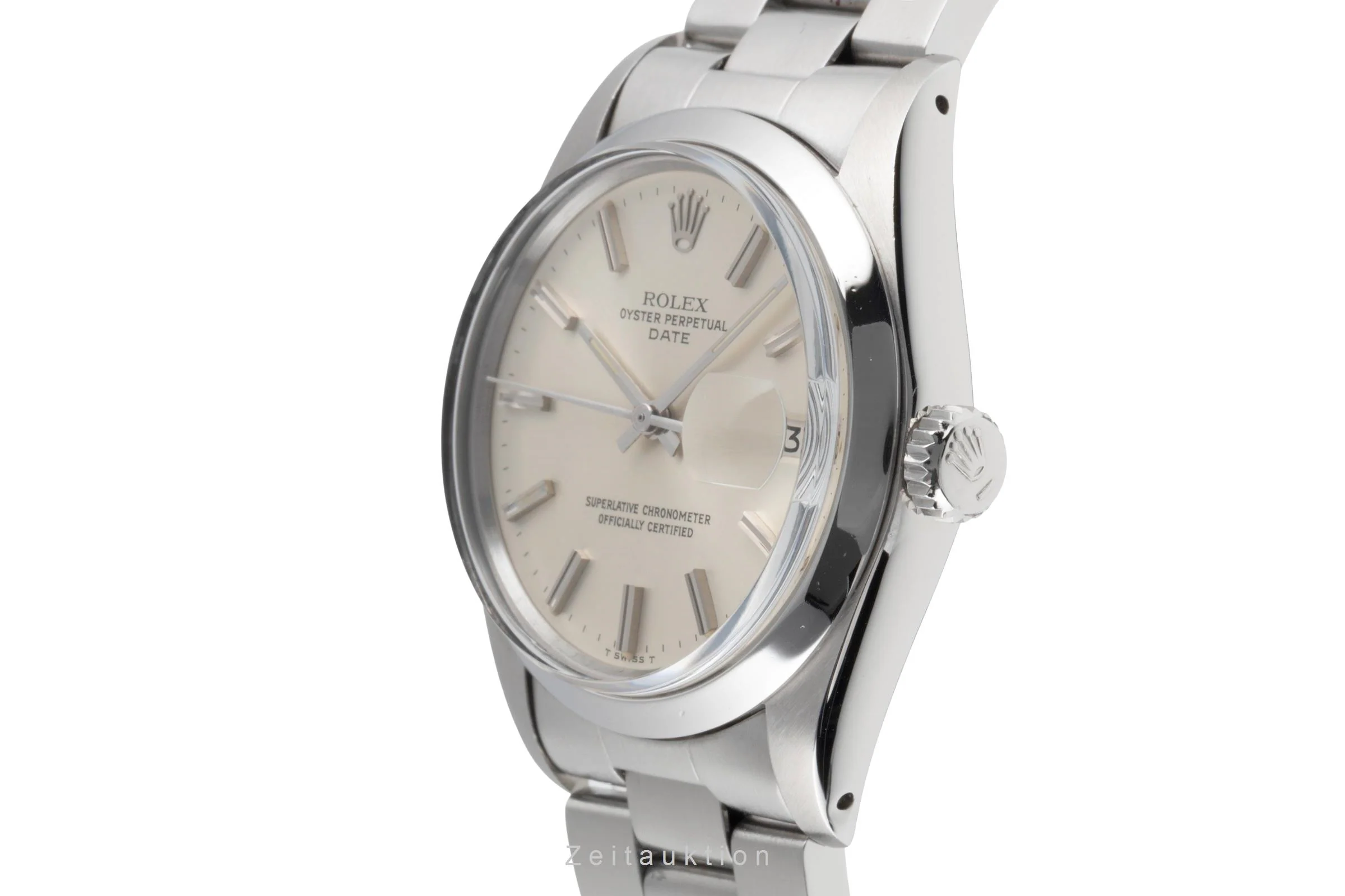 Rolex Date steel automatic men's watch 1500  [2504070] - Image 7