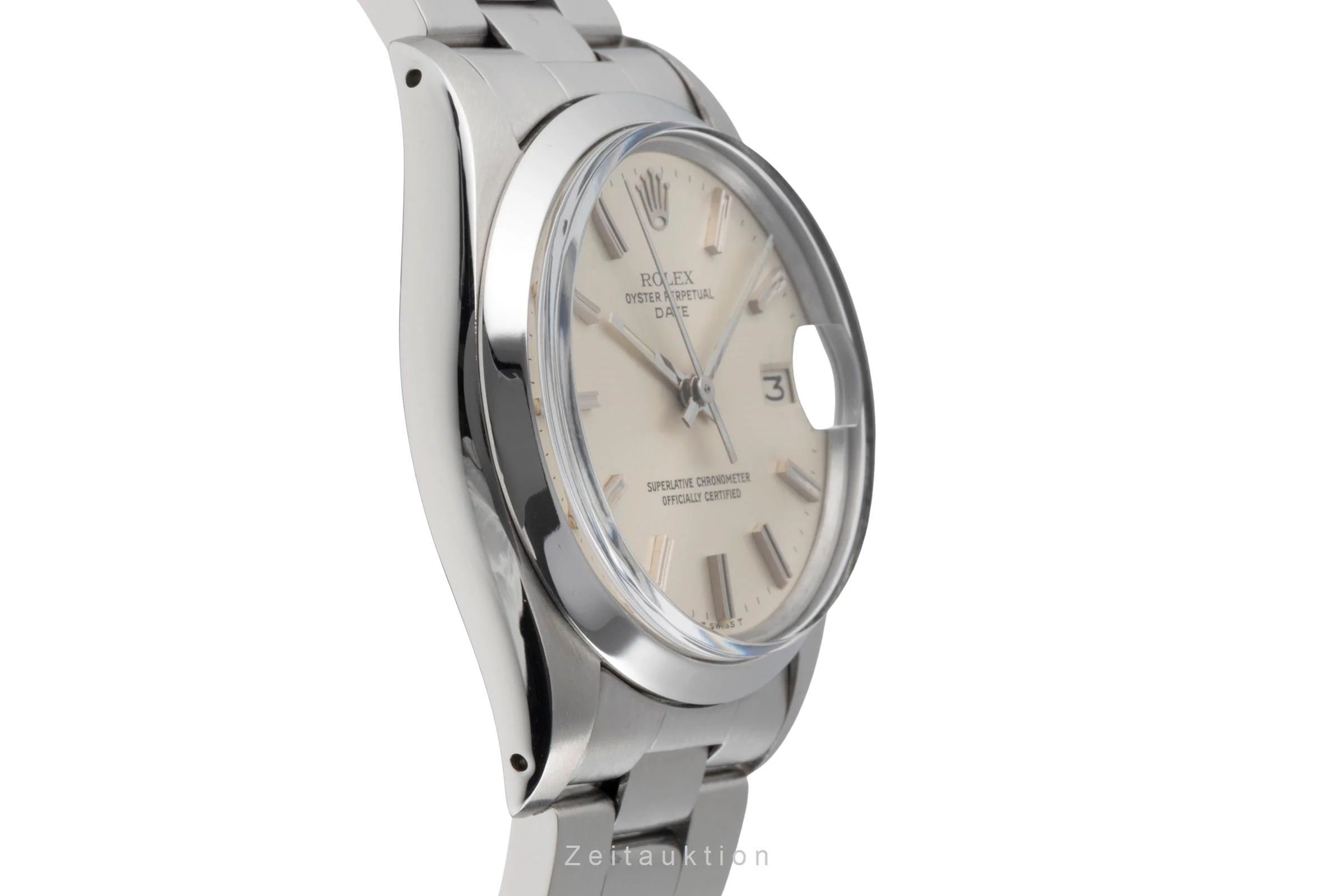 Rolex Date steel automatic men's watch 1500  [2504070] - Image 8