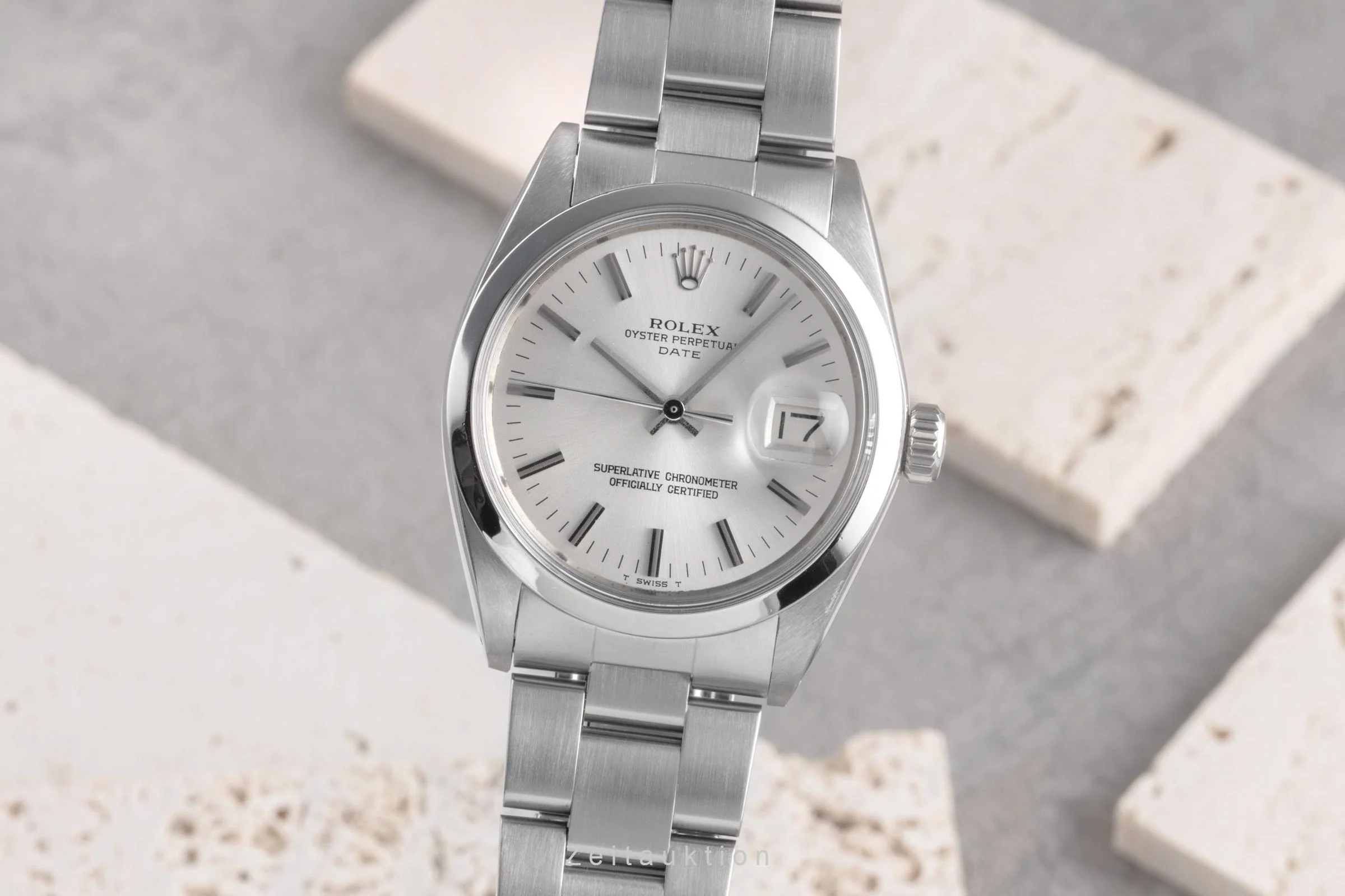 Rolex Date steel automatic men's watch 1500  [2504249] - Image 2