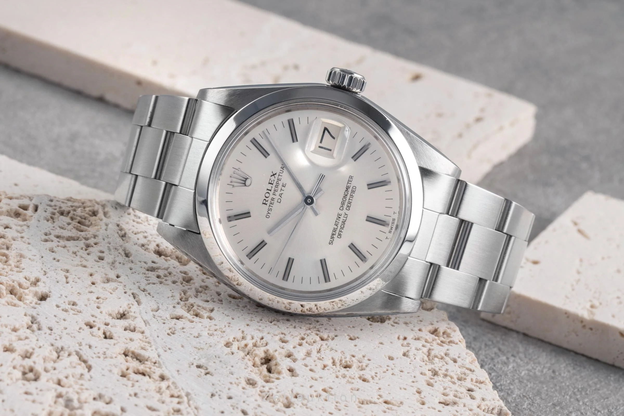 Rolex Date steel automatic men's watch 1500  [2504249] - Image 3