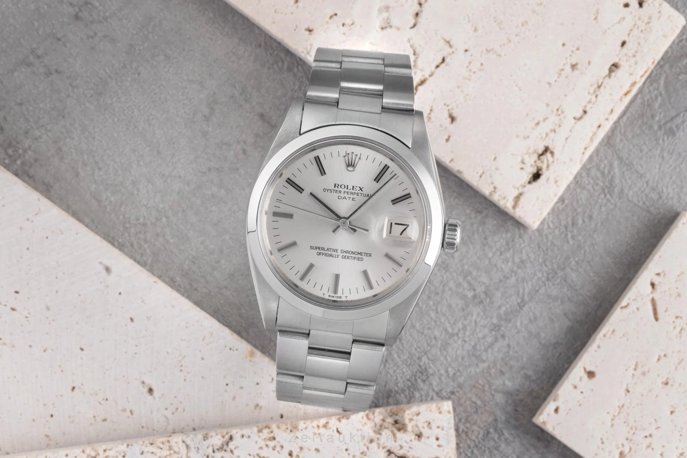 Rolex Date steel automatic men's watch 1500  [2504249] - Image 4