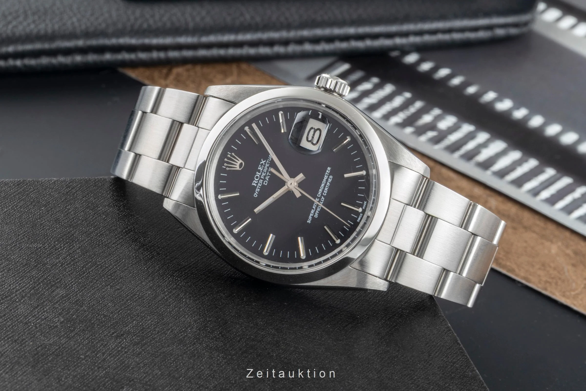 Rolex Date steel automatic men's watch 1500  [2504718] - Image 3