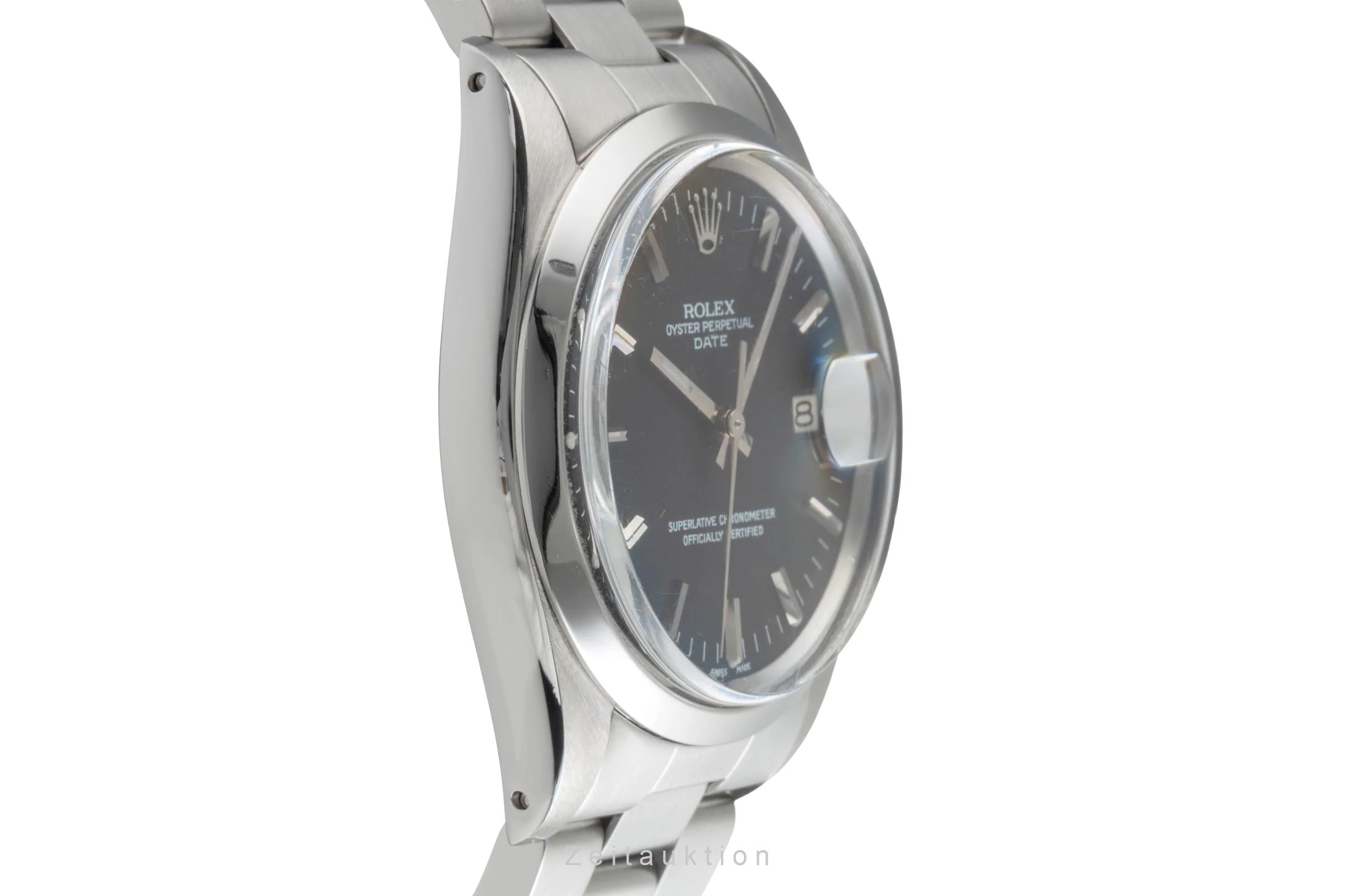 Rolex Date steel automatic men's watch 1500  [2504718] - Image 8