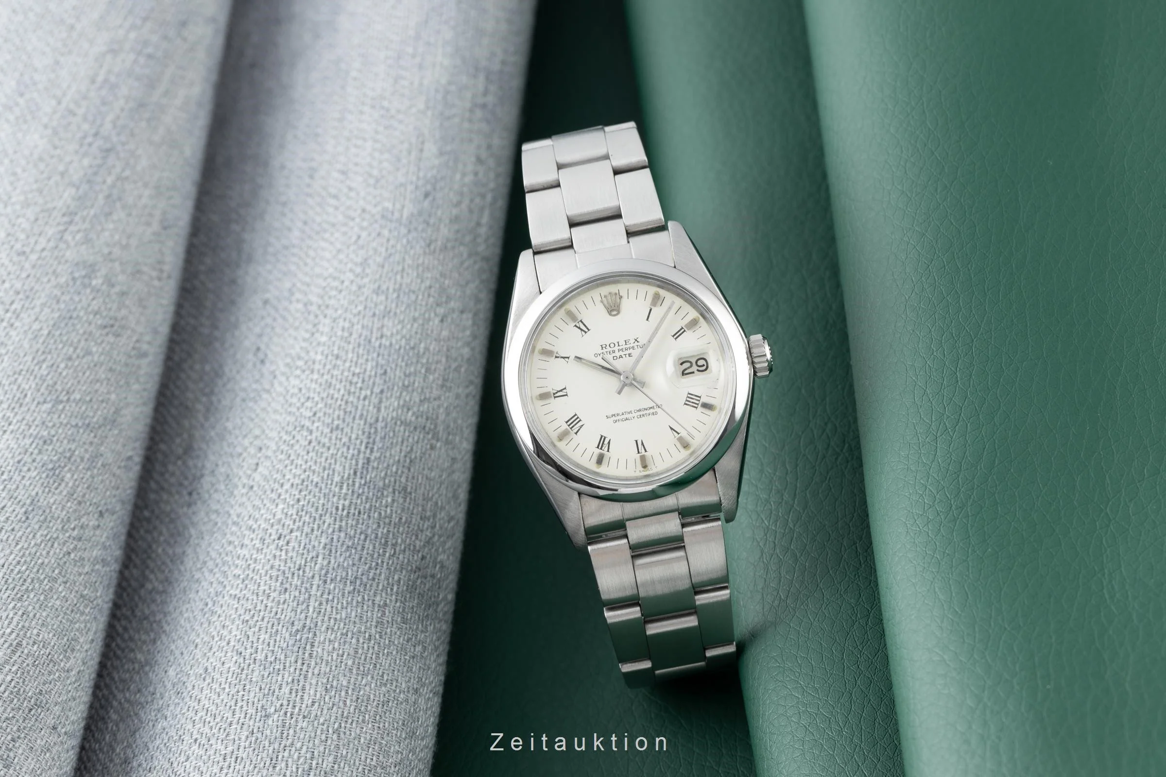Rolex Date steel automatic men's watch 1500 Vintage  [2203134] - Image 3