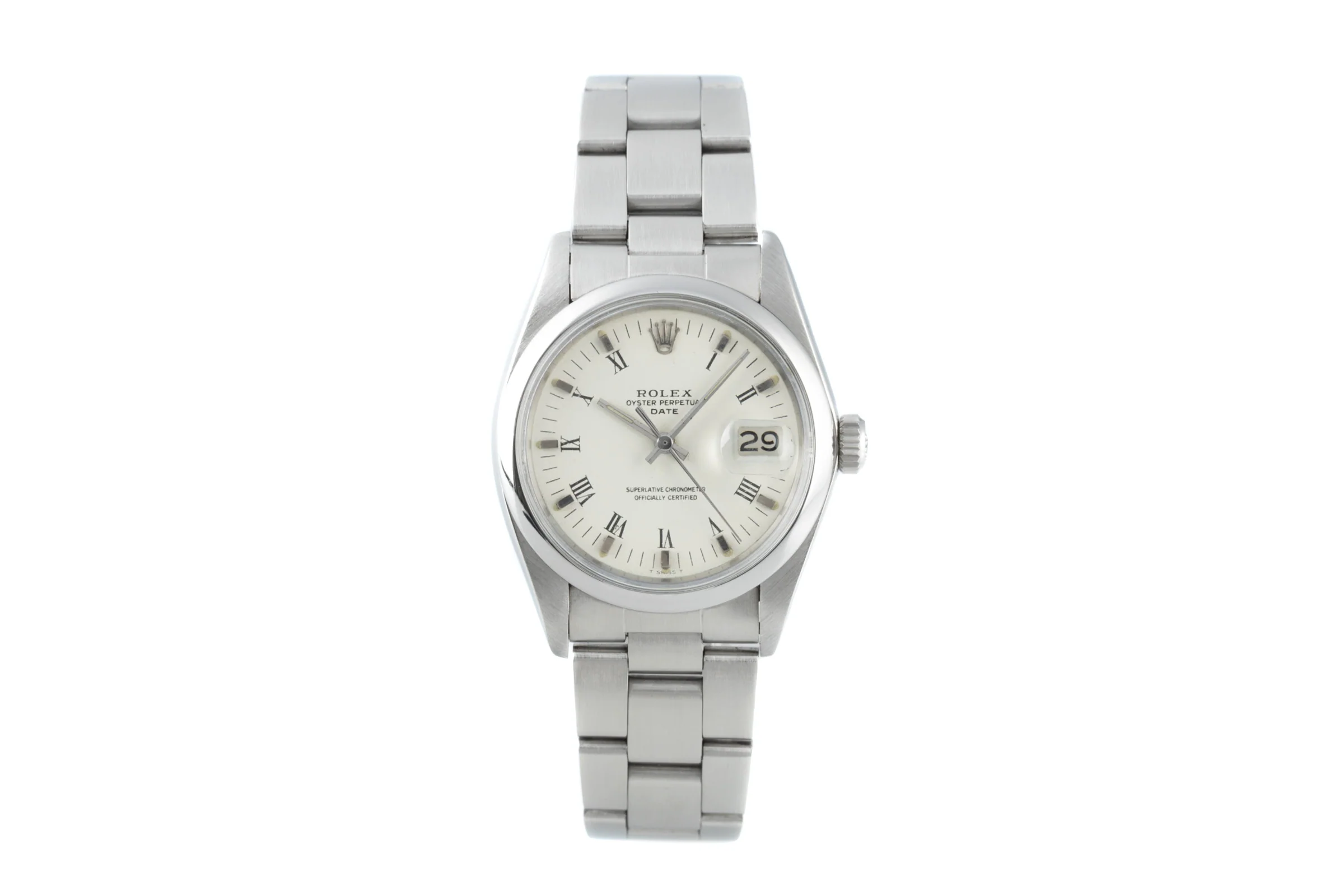 Rolex Date steel automatic men's watch 1500 Vintage  [2203134] - Image 4