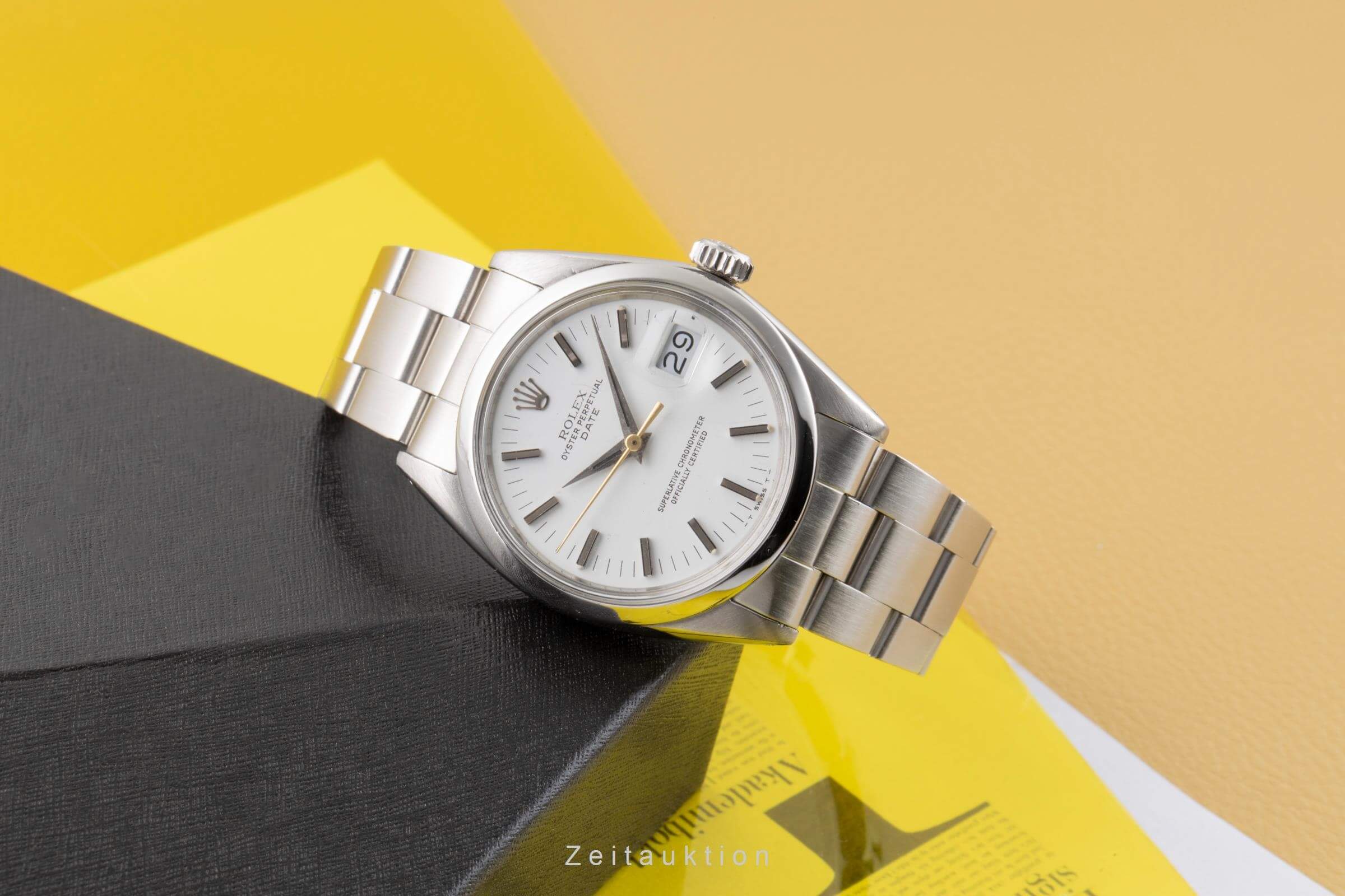 Rolex Date steel automatic men's watch 1500 Vintage  [2406481] - Image 2