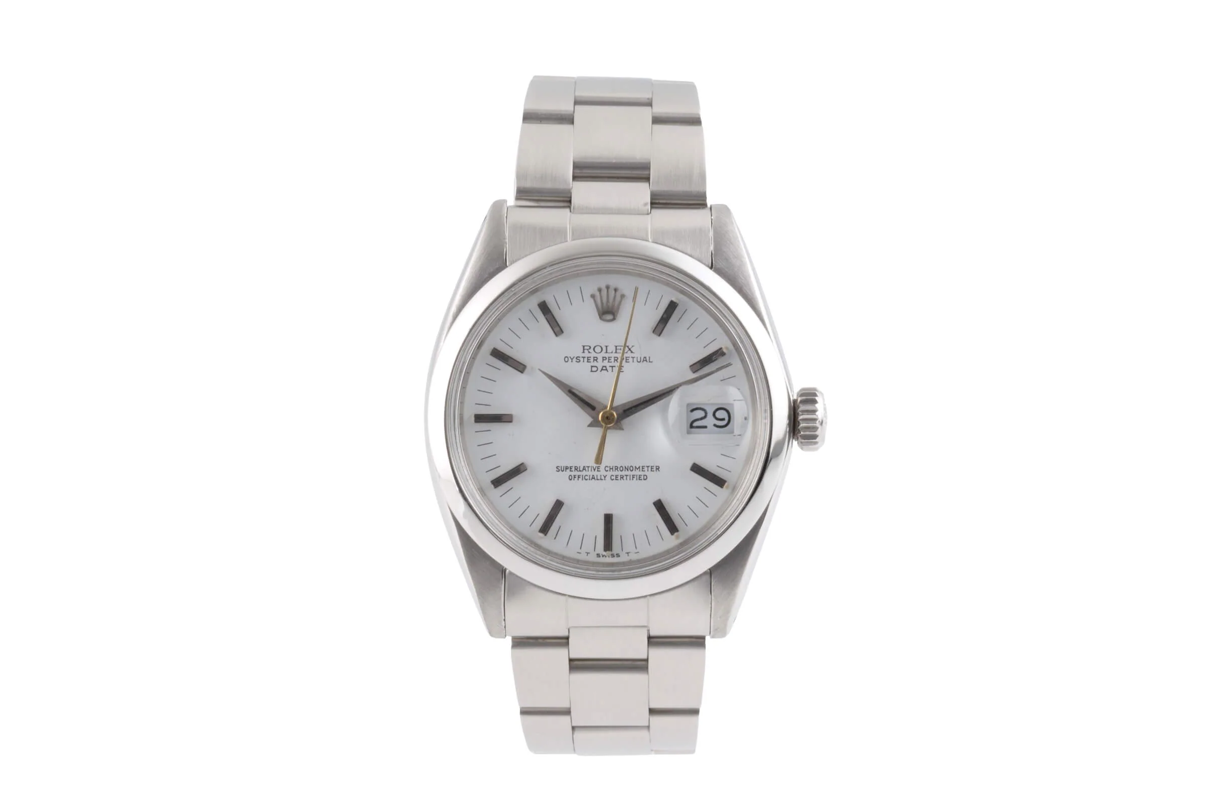 Rolex Date steel automatic men's watch 1500 Vintage  [2406481] - Image 4