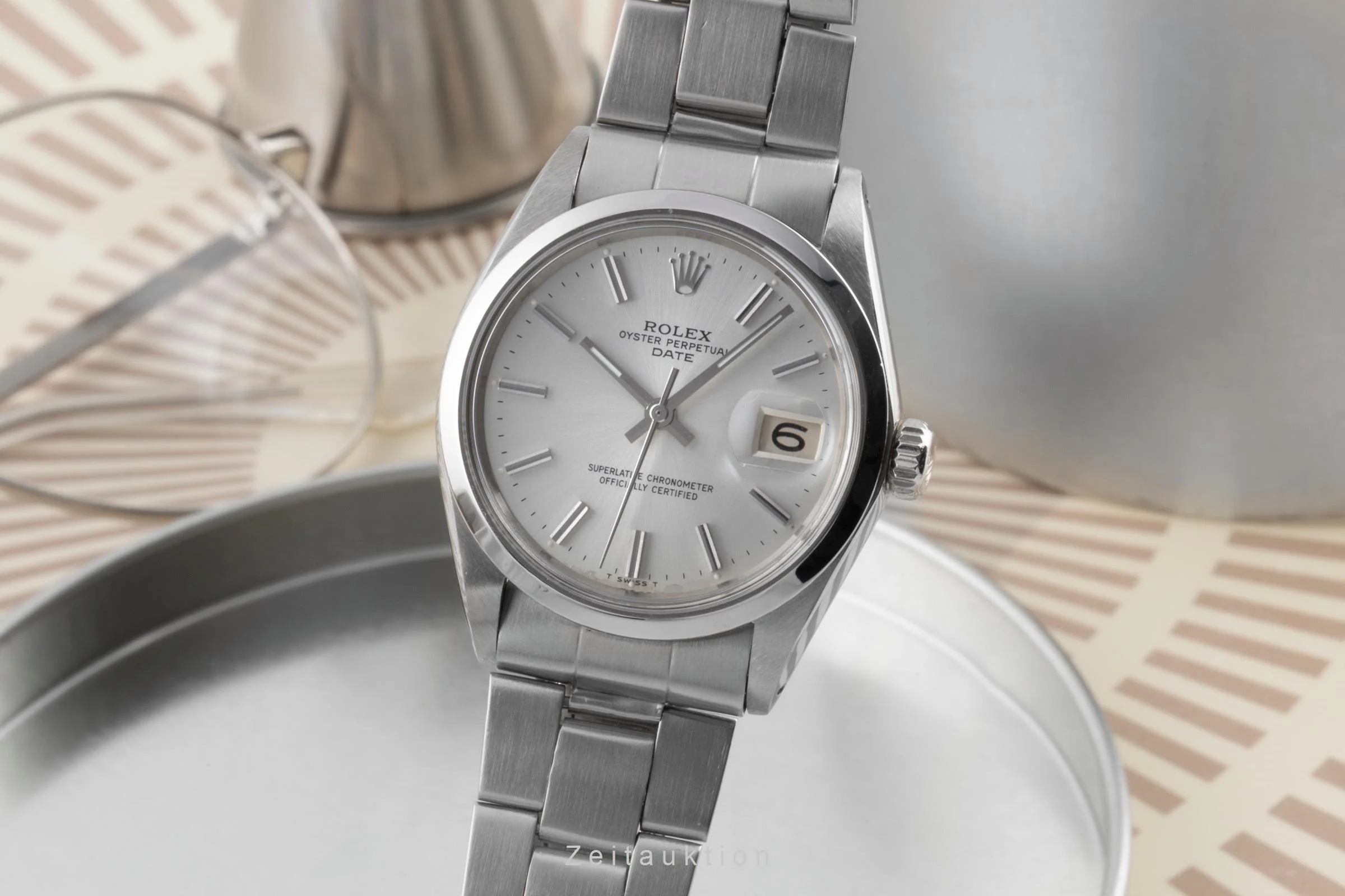 Rolex Date steel automatic men's watch 1500 Vintage  [2505292] - Image 2
