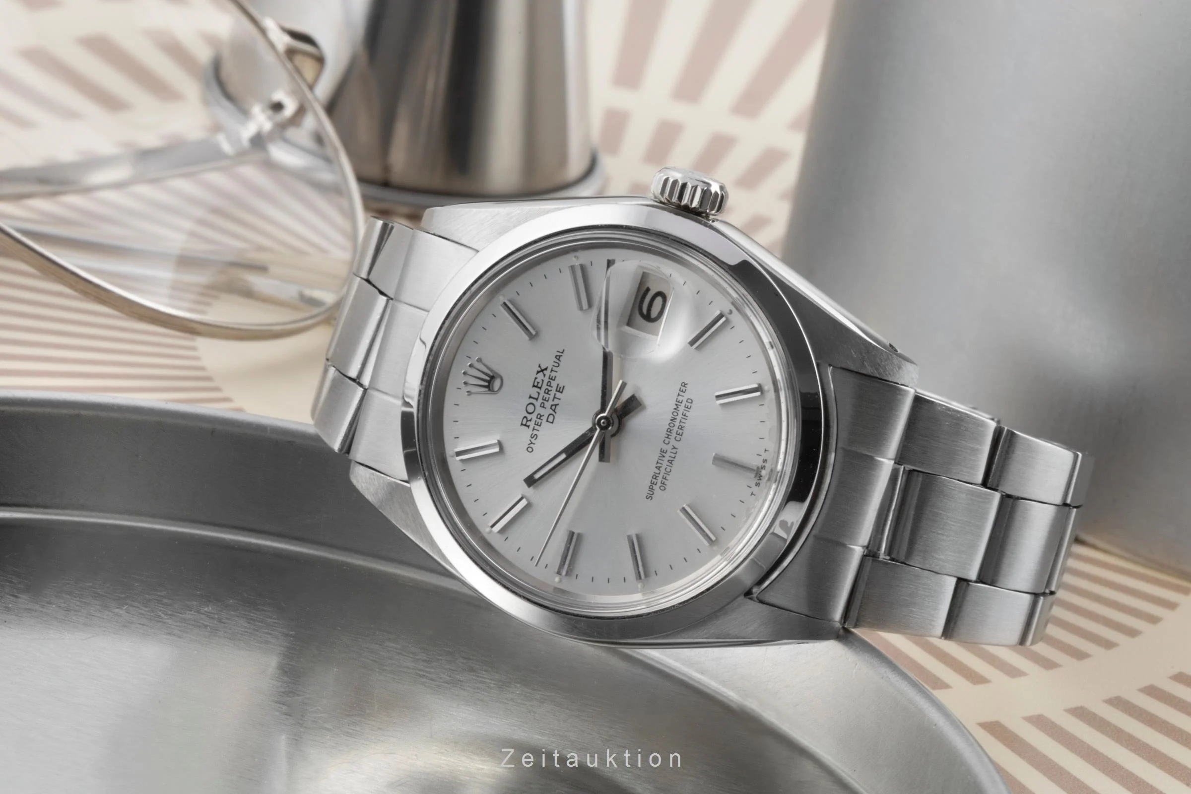 Rolex Date steel automatic men's watch 1500 Vintage  [2505292] - Image 3