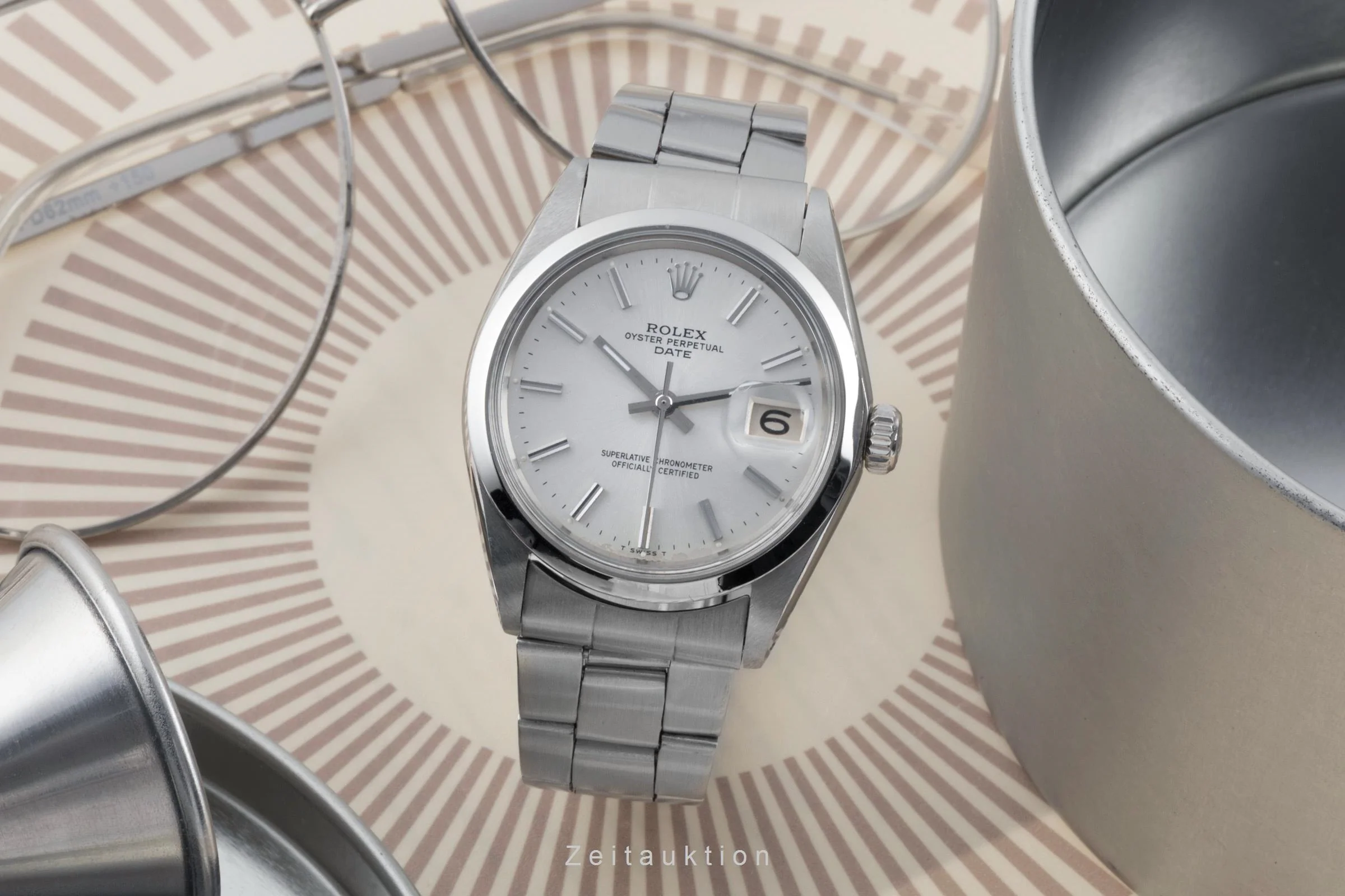 Rolex Date steel automatic men's watch 1500 Vintage  [2505292] - Image 4