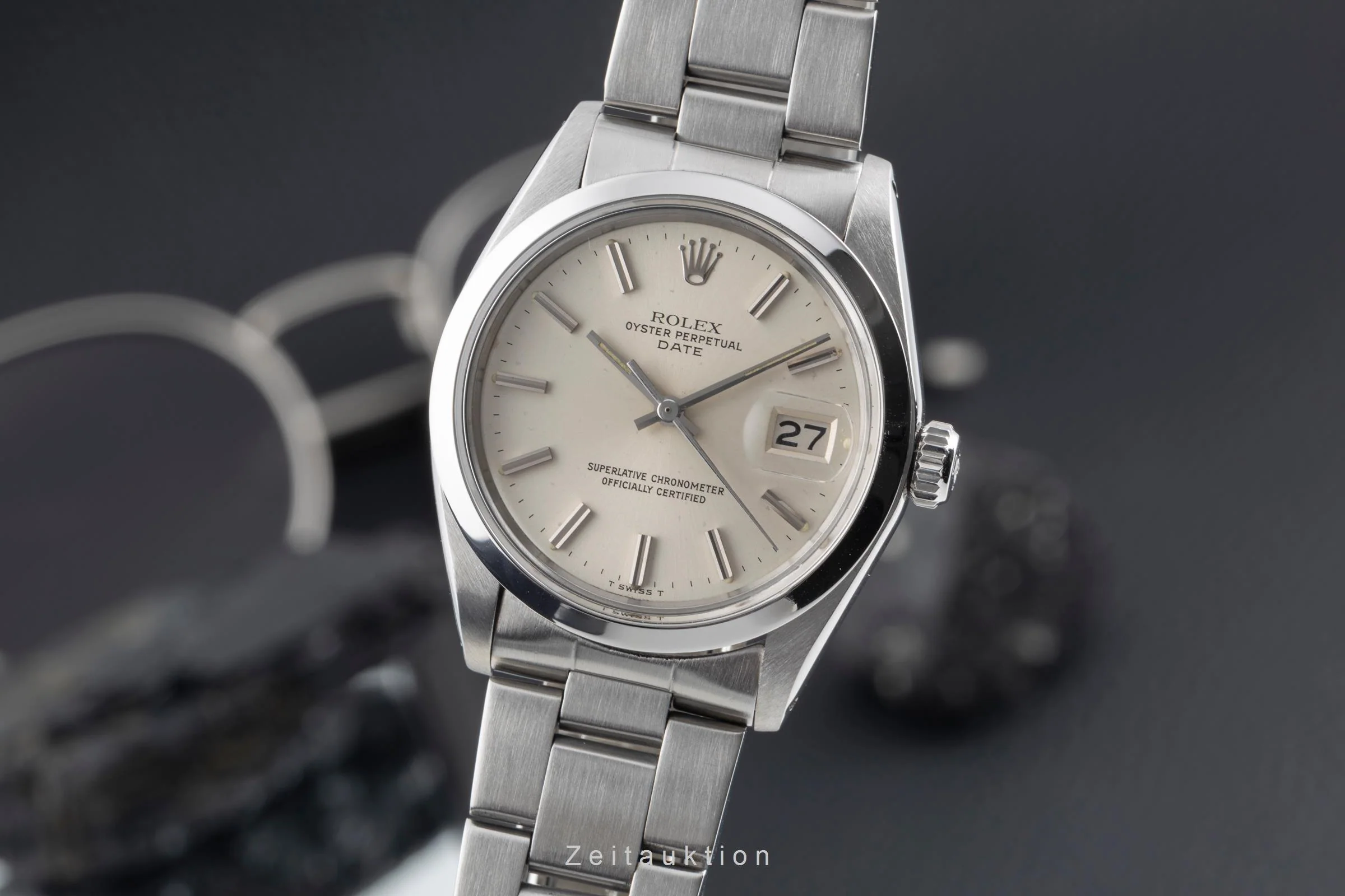 Rolex Date steel automatic men's watch 1500 Vintage  [2506765] - Image 2