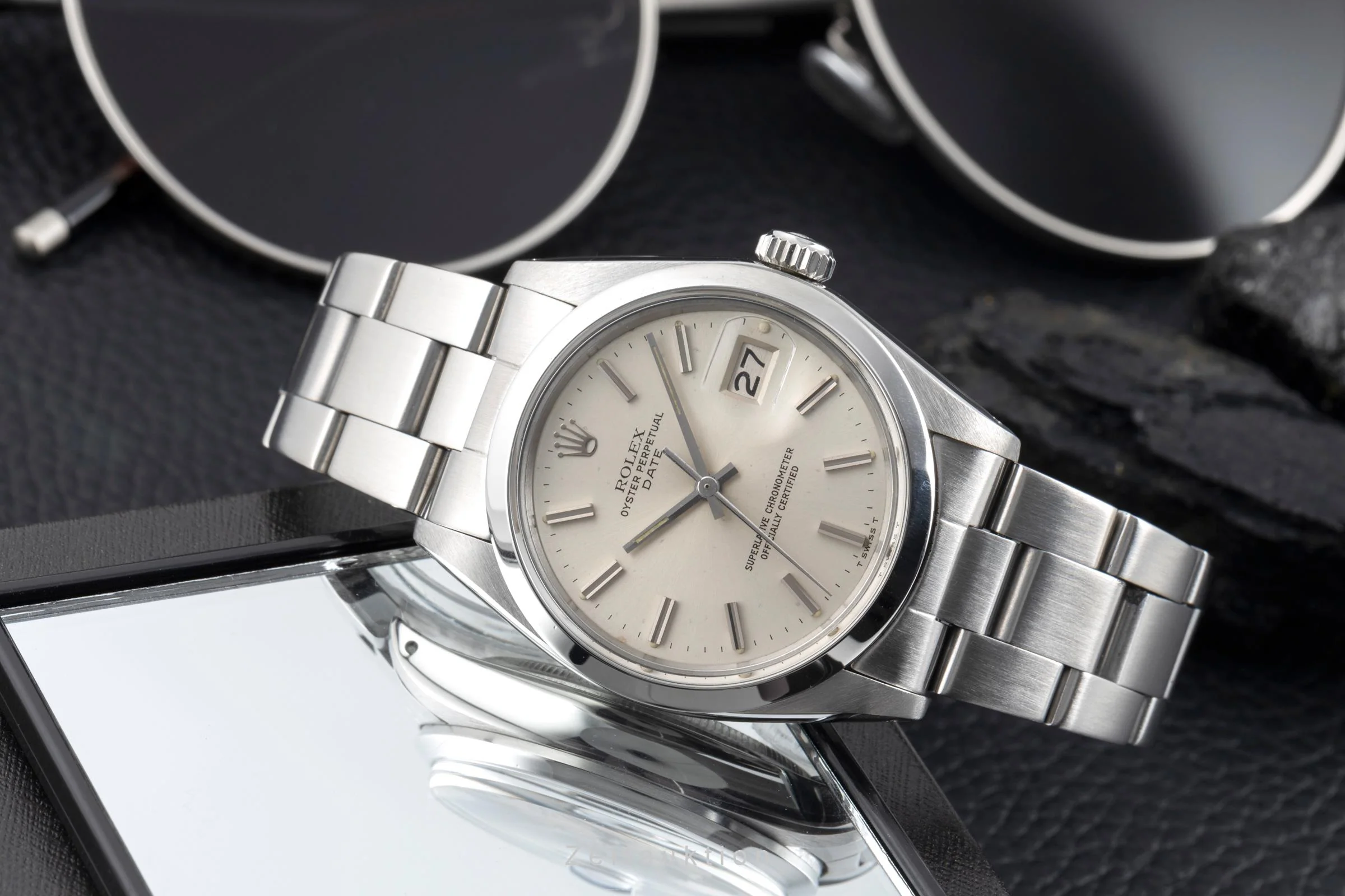Rolex Date steel automatic men's watch 1500 Vintage  [2506765] - Image 3