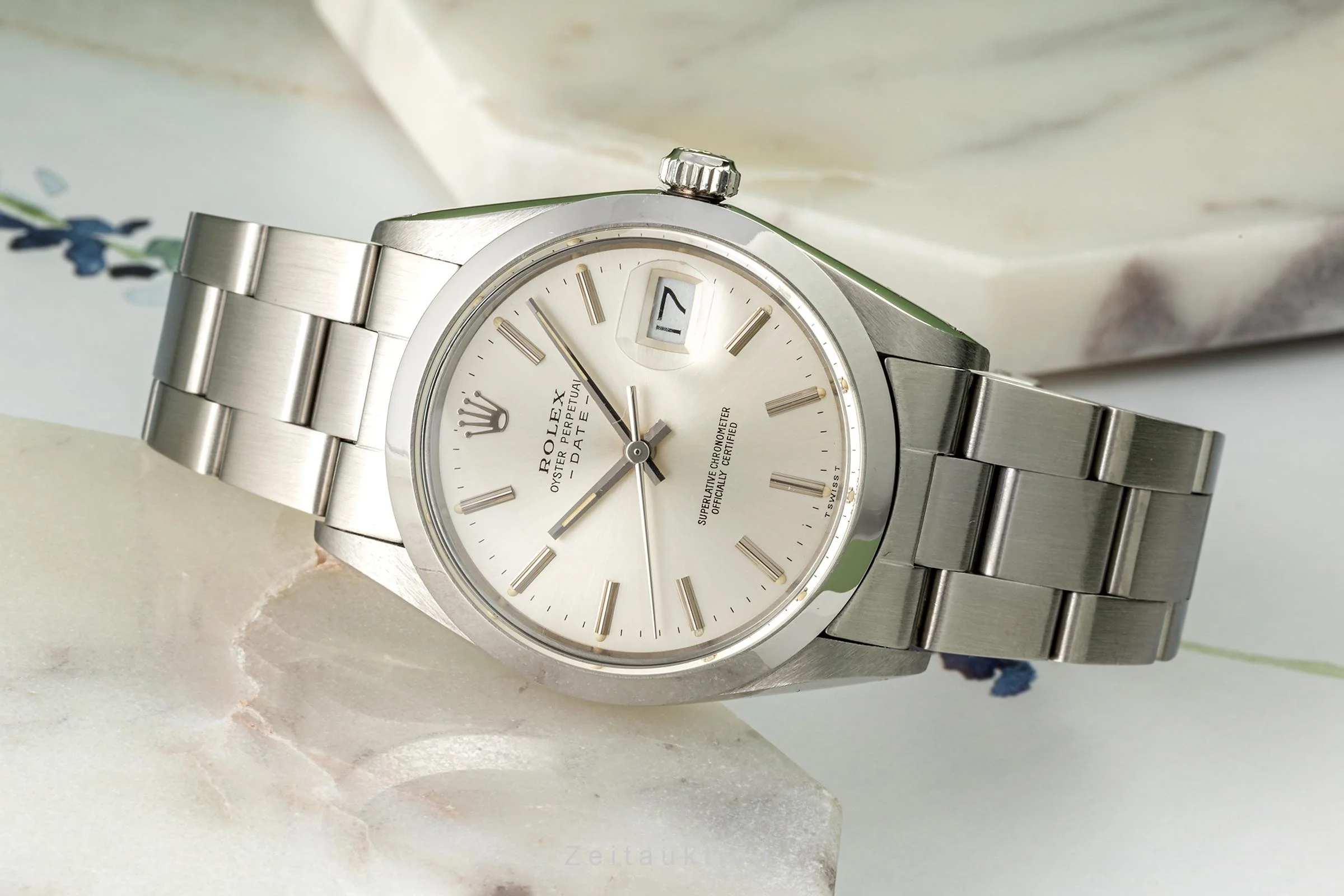 Rolex Date steel automatic men's watch 15000  [2304618] - Image 2