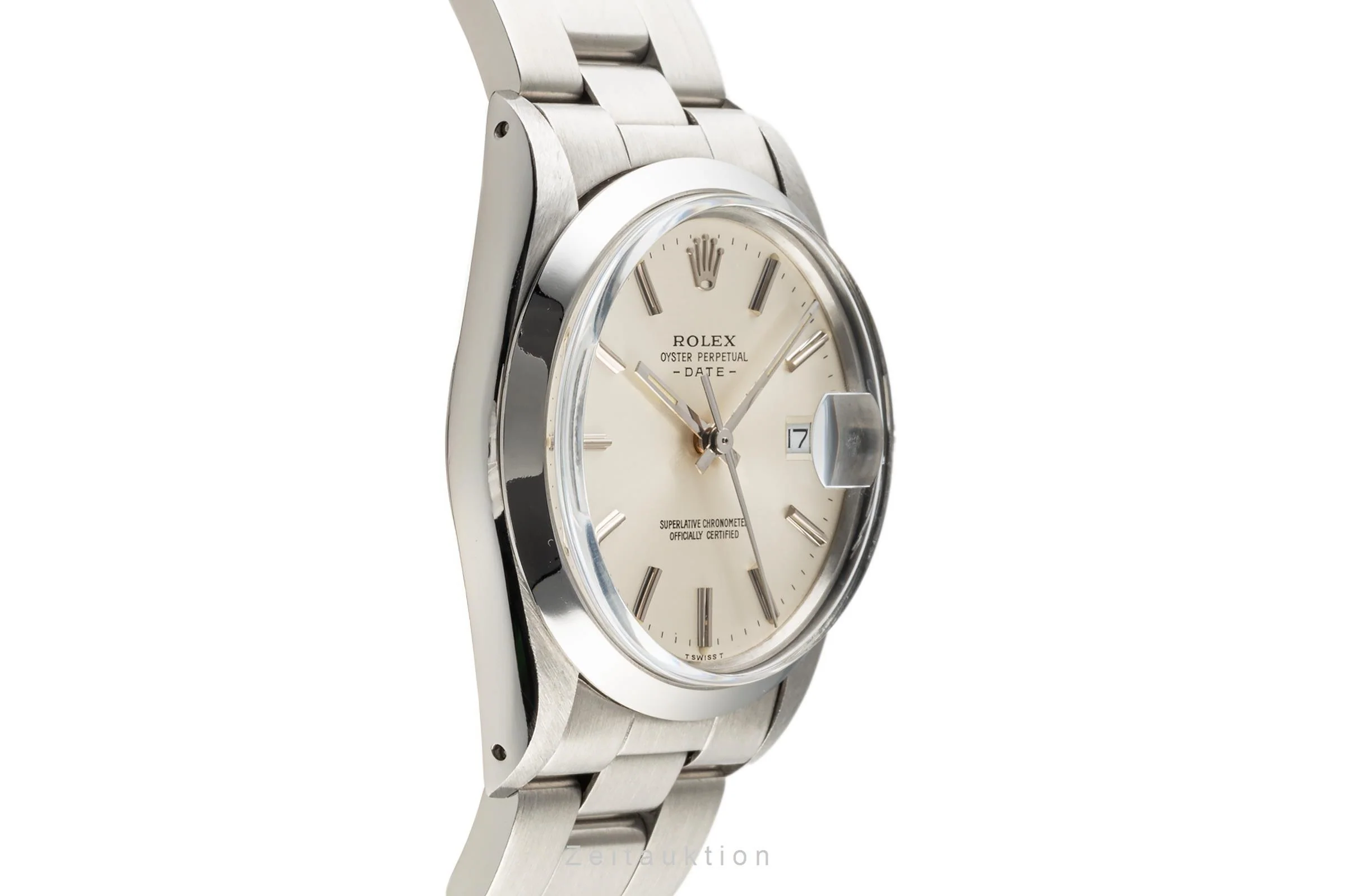 Rolex Date steel automatic men's watch 15000  [2304618] - Image 6