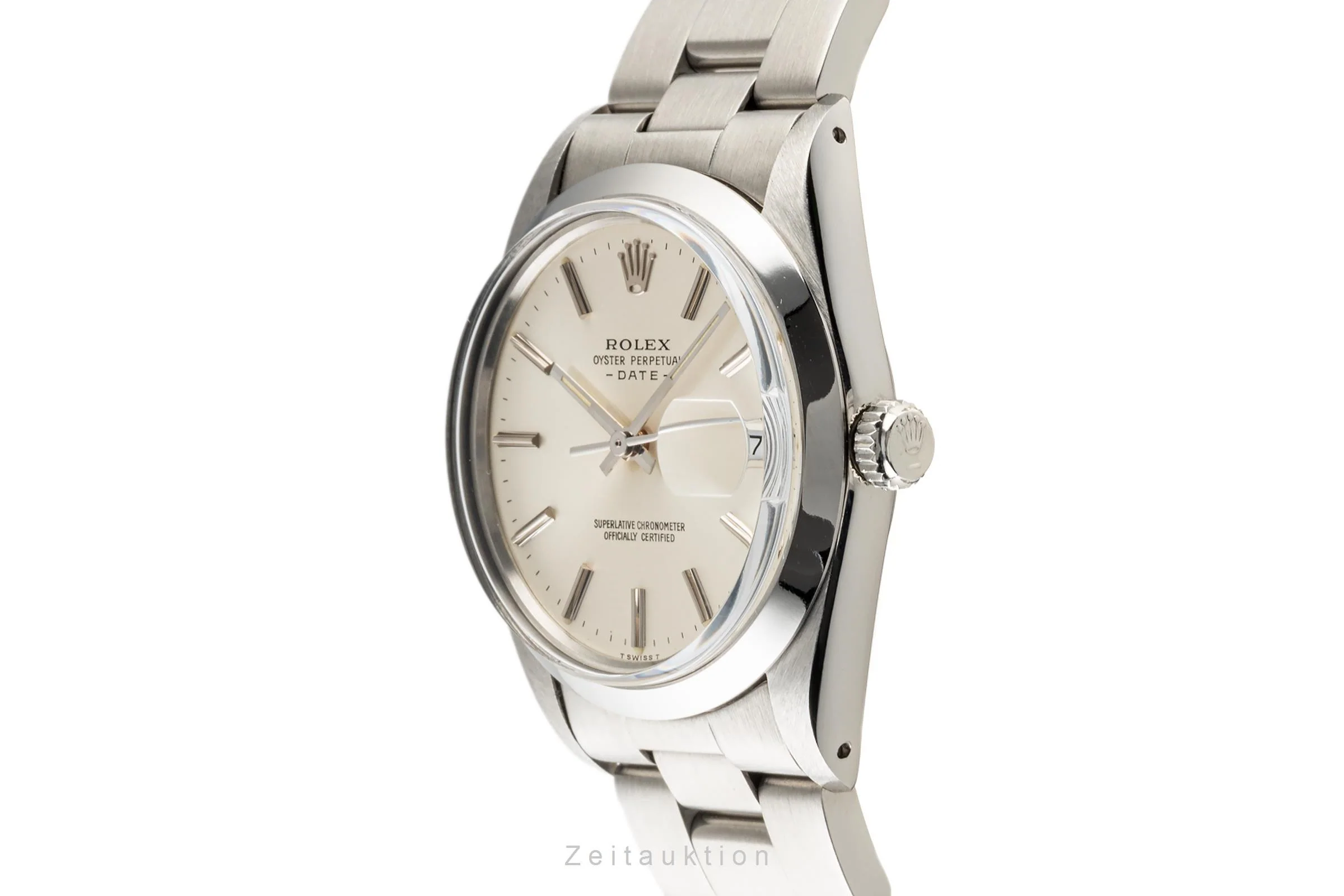 Rolex Date steel automatic men's watch 15000  [2304618] - Image 7