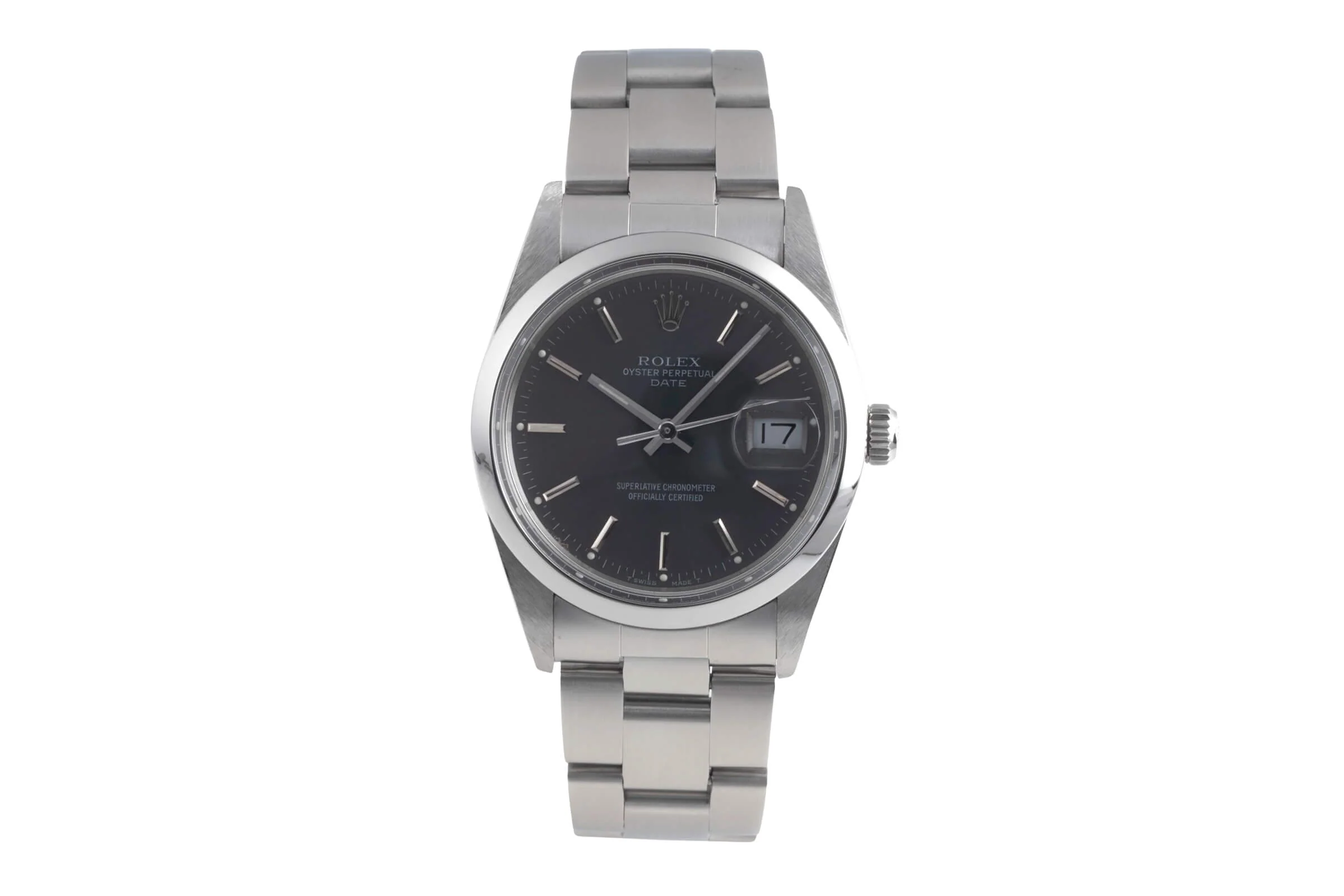 Rolex Date steel automatic men's watch 15000  [2501511] - Image 5