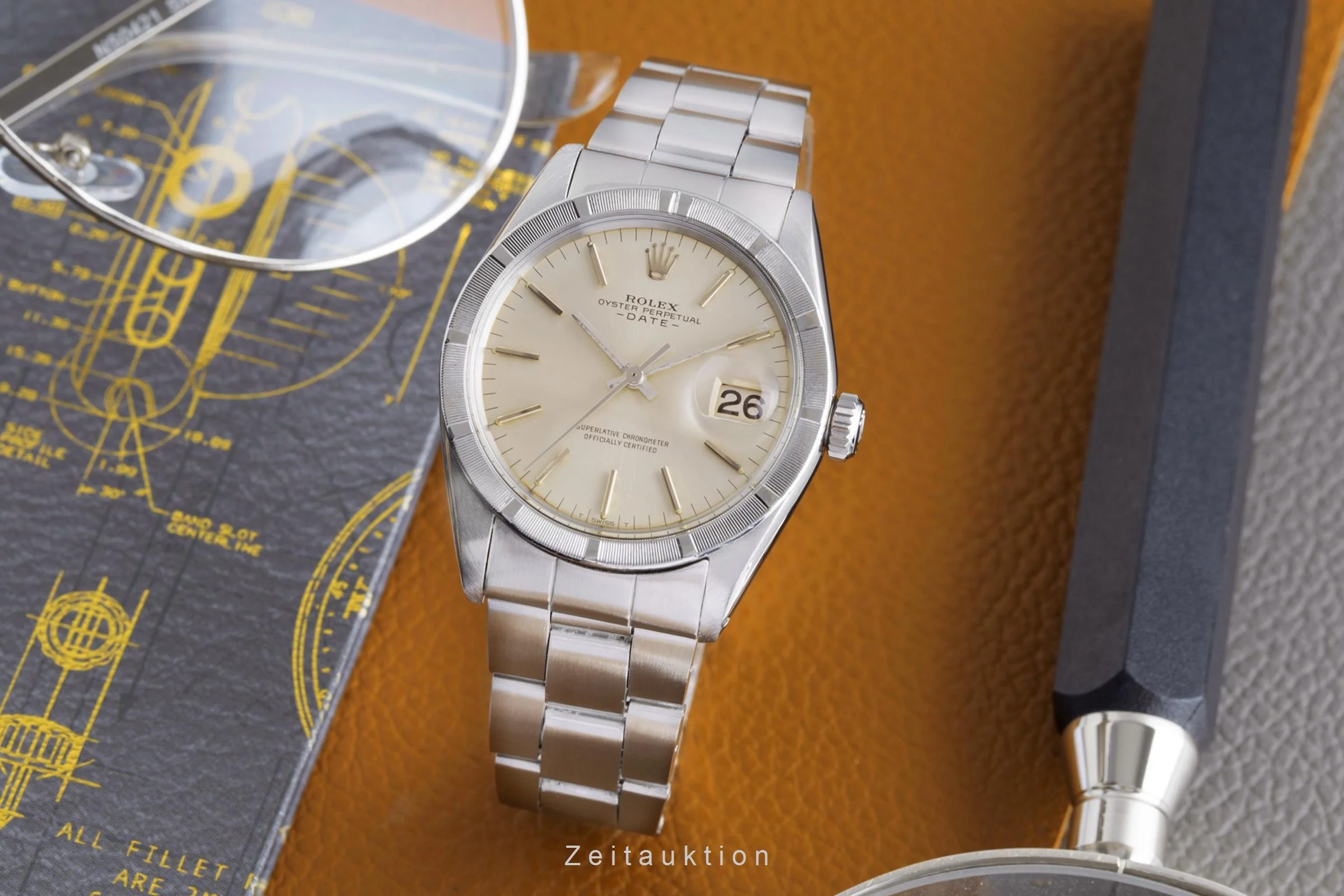 Rolex Date steel automatic men's watch 1501  [2204057] - Image 3