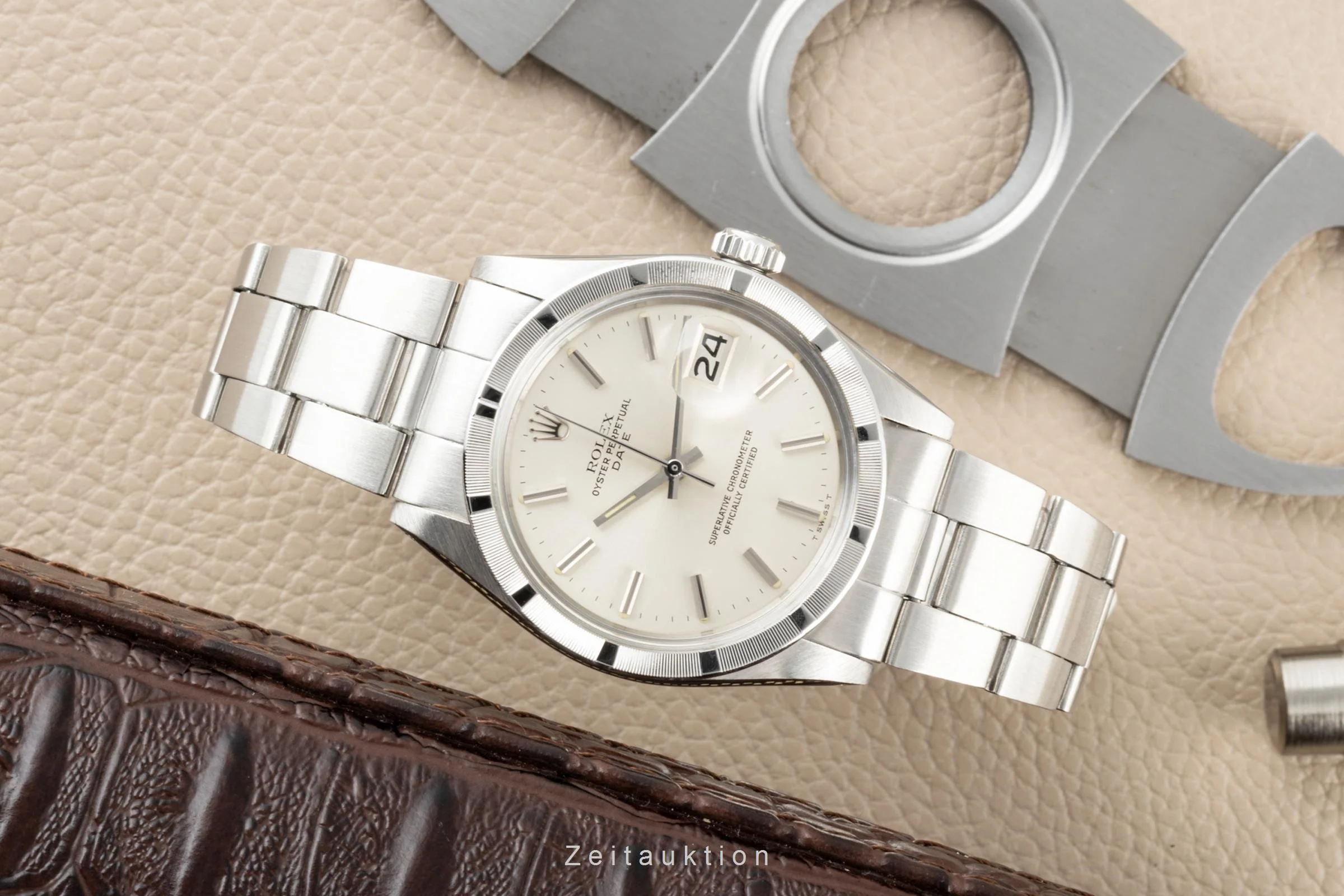 Rolex Date steel automatic men's watch 1501 Vintage  [2206586] - Image 2