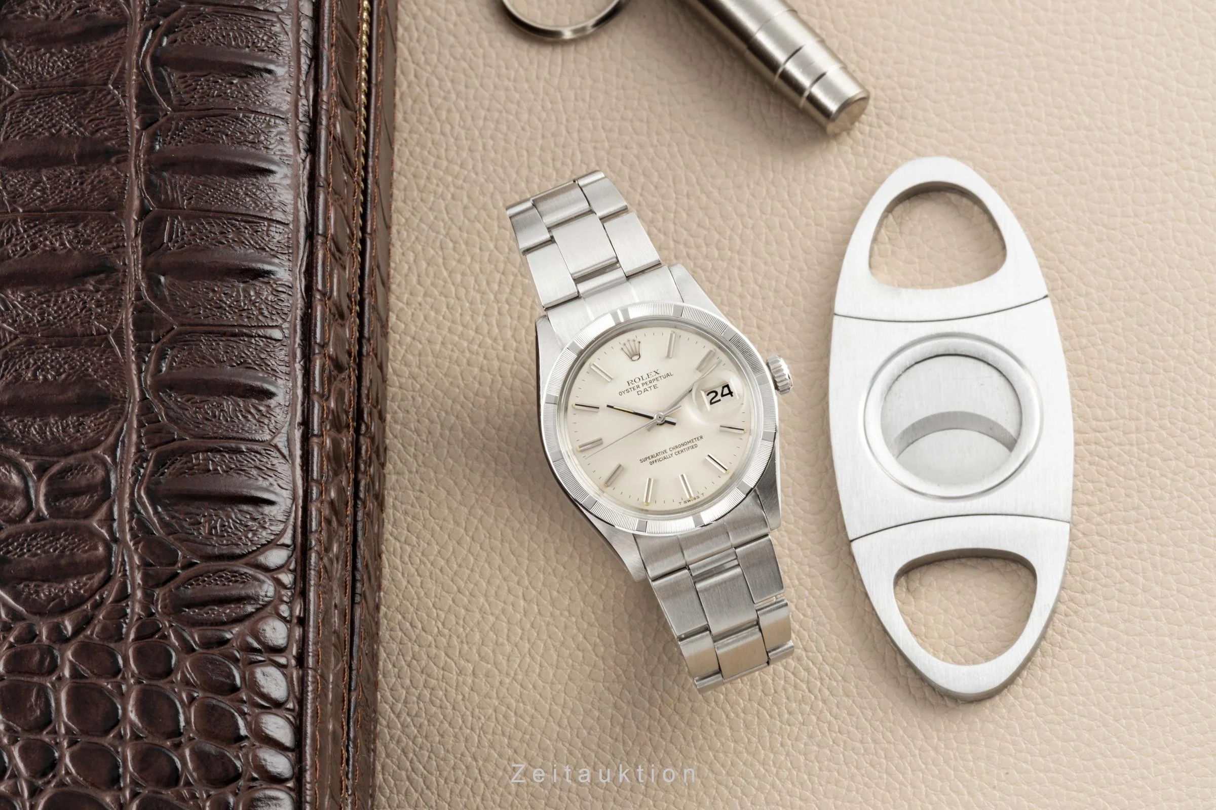 Rolex Date steel automatic men's watch 1501 Vintage  [2206586] - Image 3