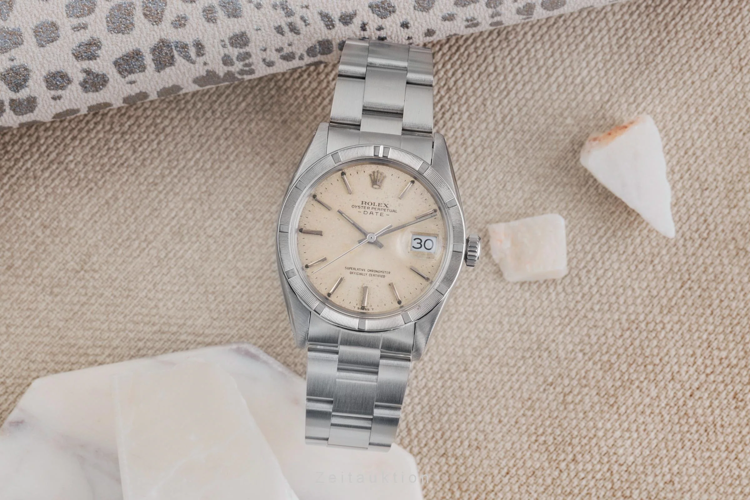 Rolex Date steel automatic men's watch 1501 Vintage  [2406573] - Image 4