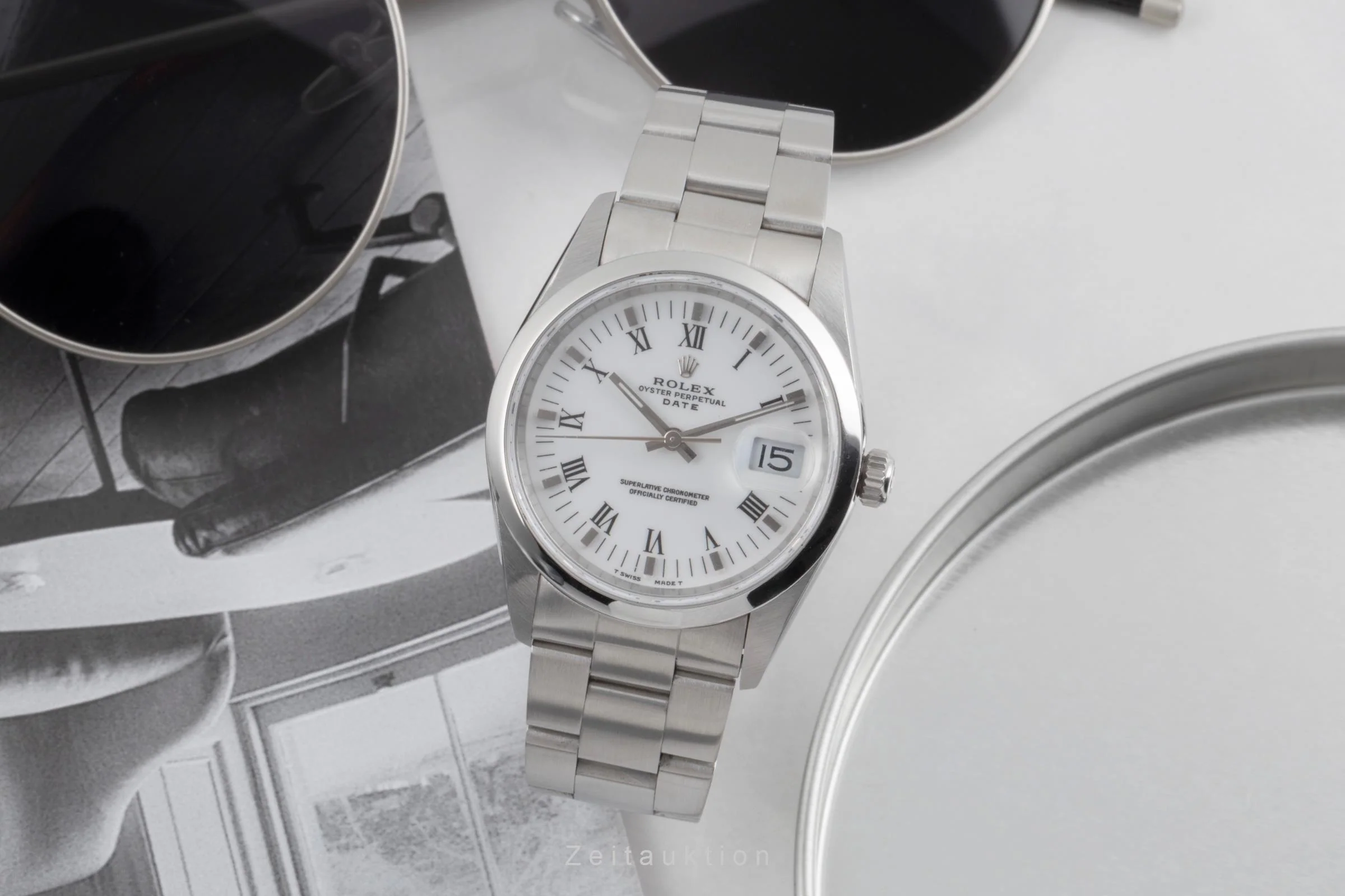 Rolex Date steel automatic men's watch 15200  [2504650] - Image 4