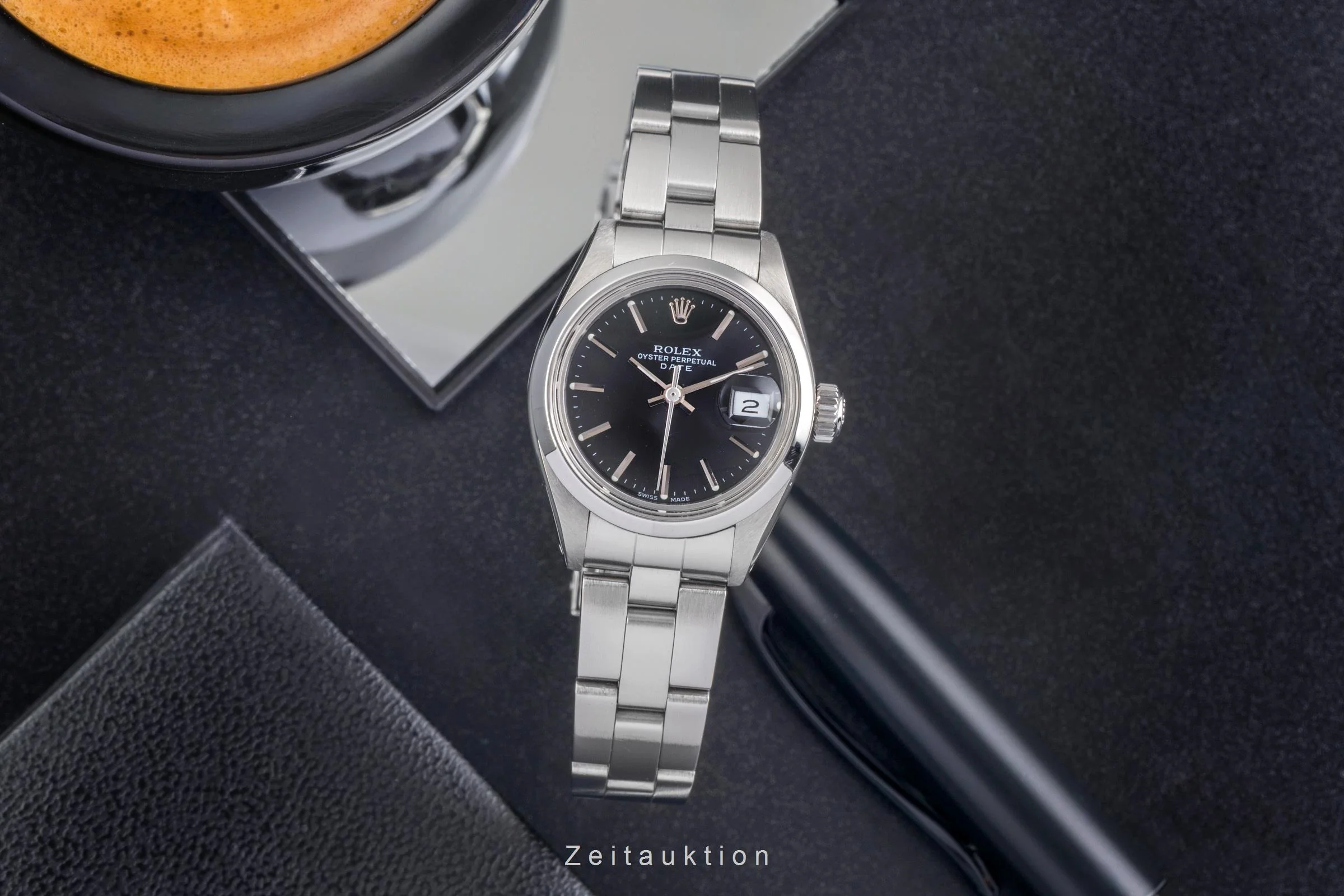 Rolex Date steel automatic women's watch 6916  [2502557] - Image 4