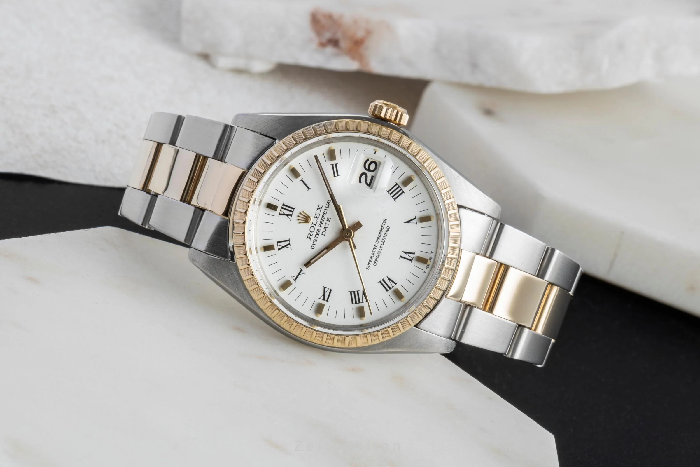 Rolex Date steel / gold automatic men's watch 1505 Vintage  [2507383] - Image 3