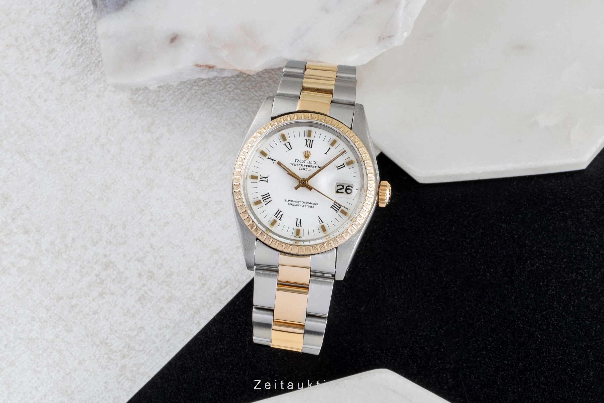 Rolex Date steel / gold automatic men's watch 1505 Vintage  [2507383] - Image 4