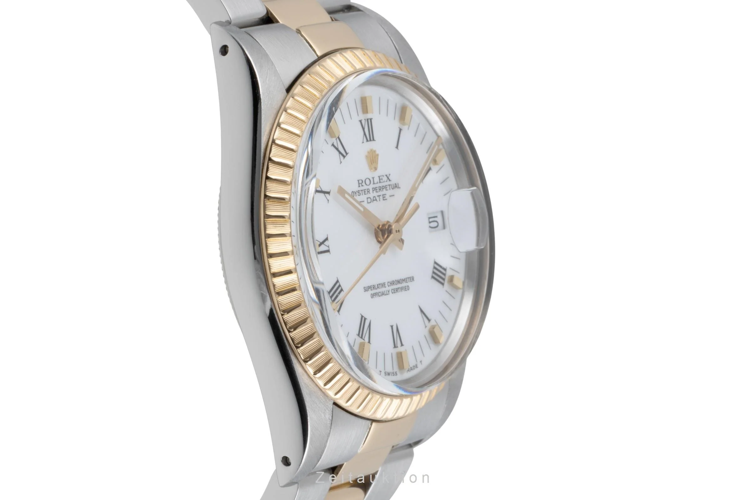 Rolex Date steel / gold automatic men's watch 15053  [2504612] - Image 8
