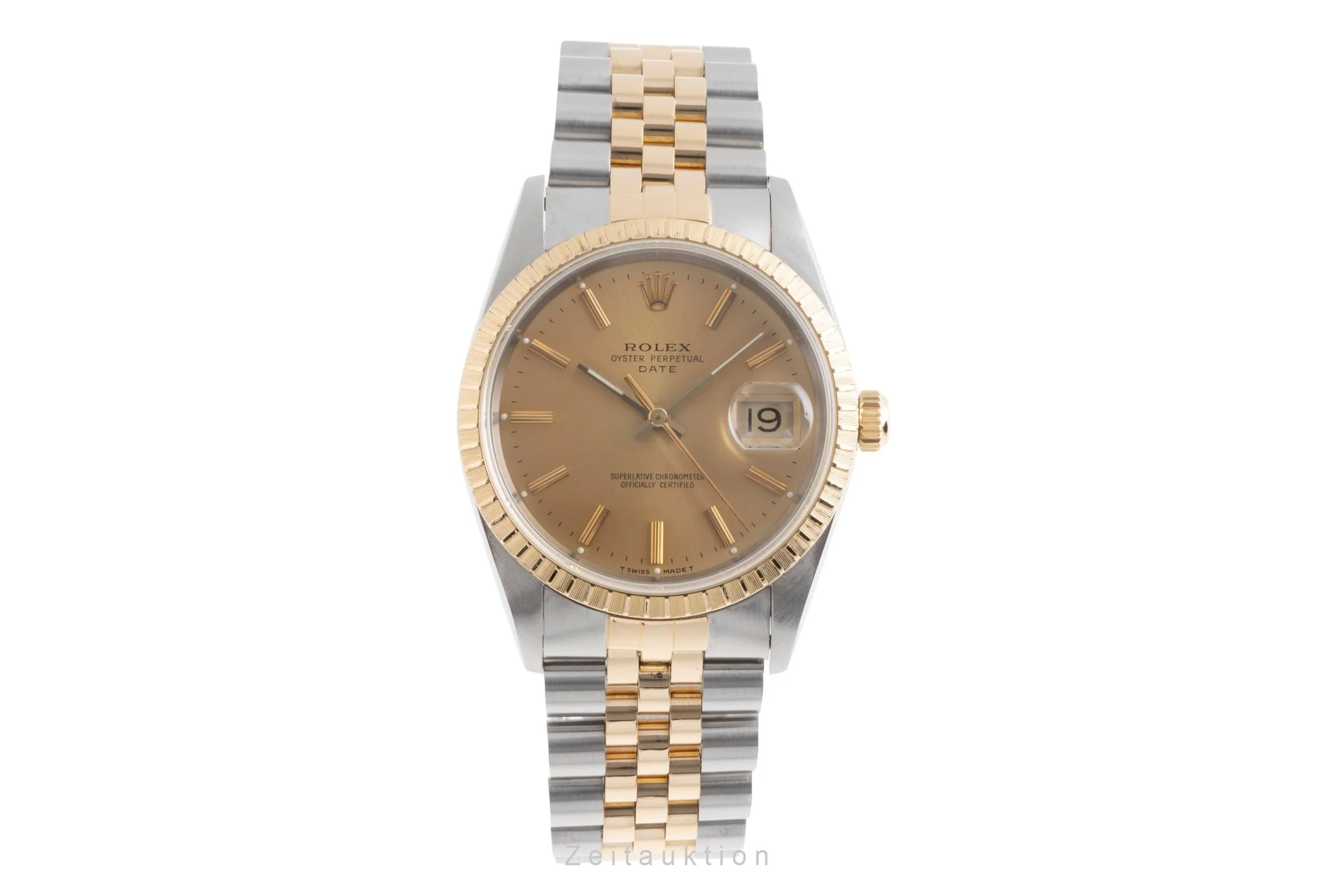 Rolex Date steel / gold automatic men's watch 15223  [2502712] - Image 5