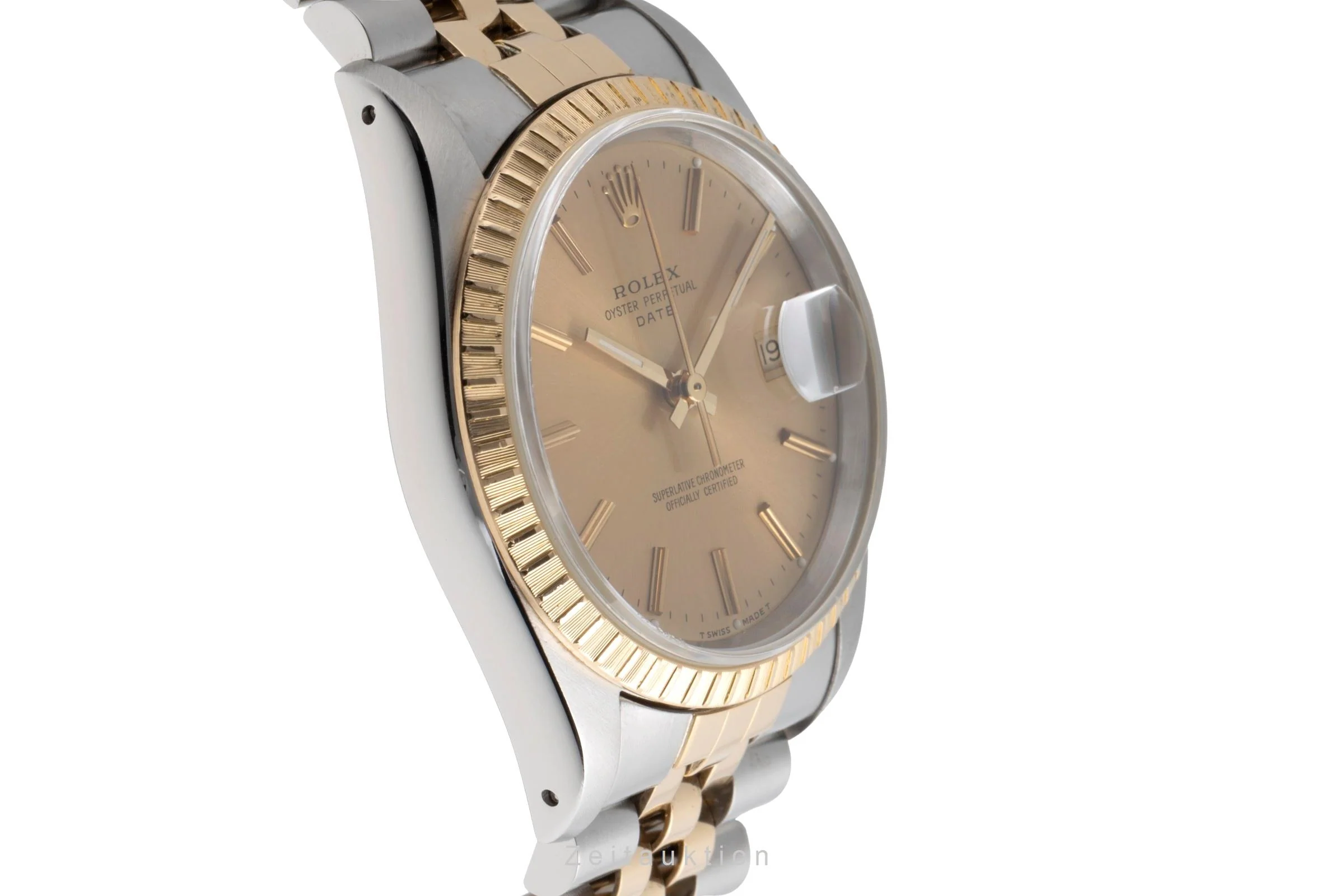 Rolex Date steel / gold automatic men's watch 15223  [2502712] - Image 8
