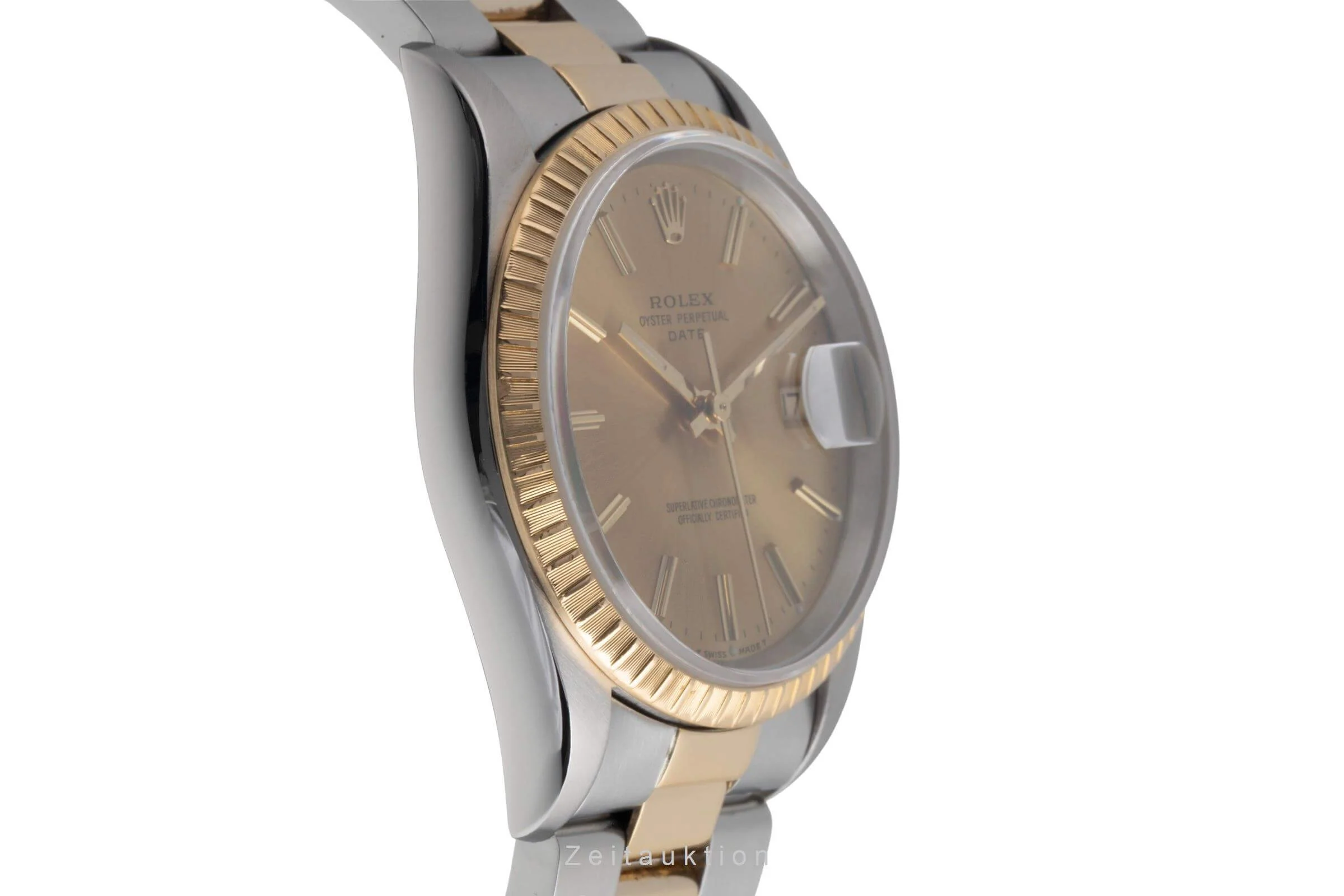 Rolex Date steel / gold automatic men's watch 15233  [2501776] - Image 8