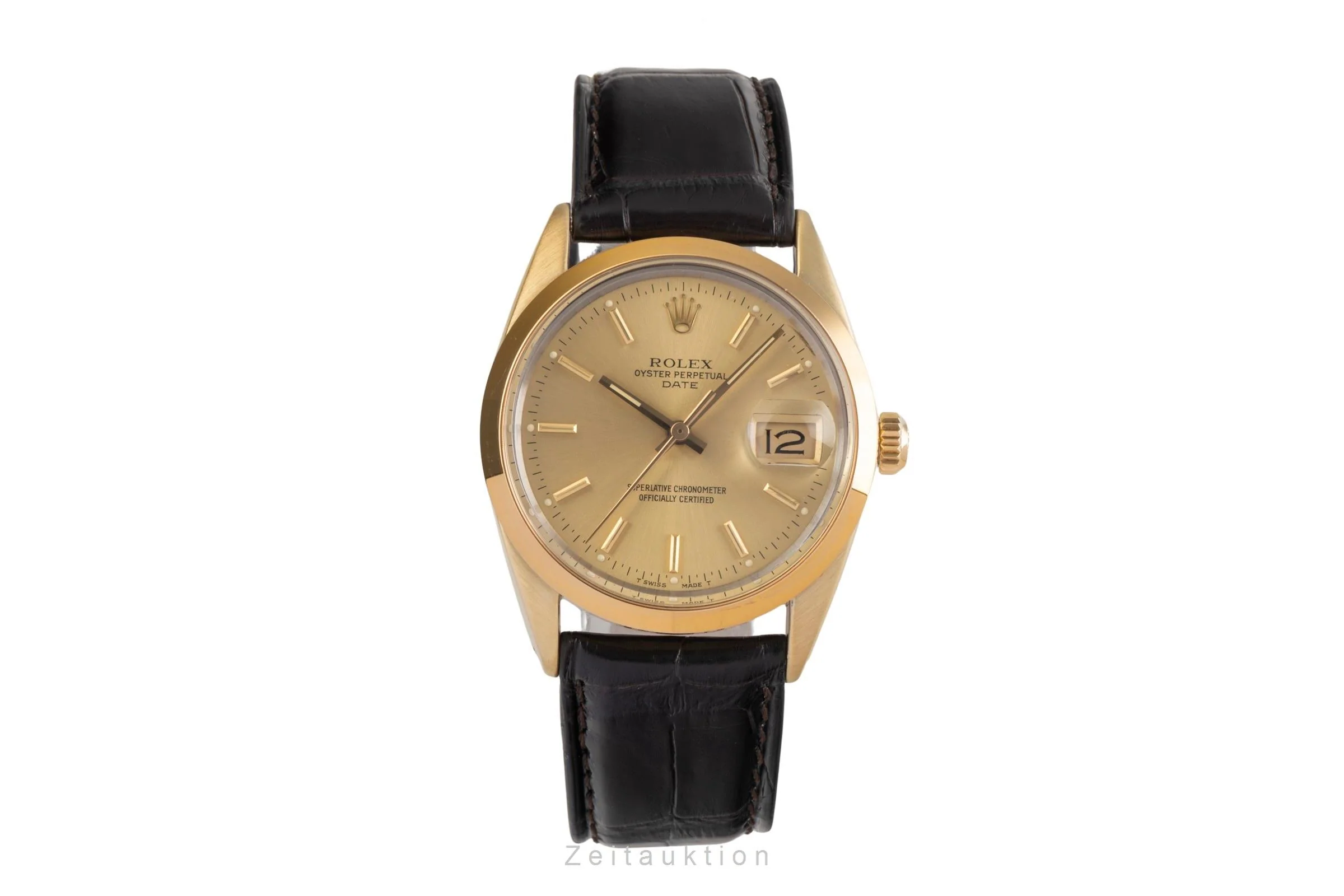 Rolex Date steel / gold automatic men's watch 15505  [2503567] - Image 5