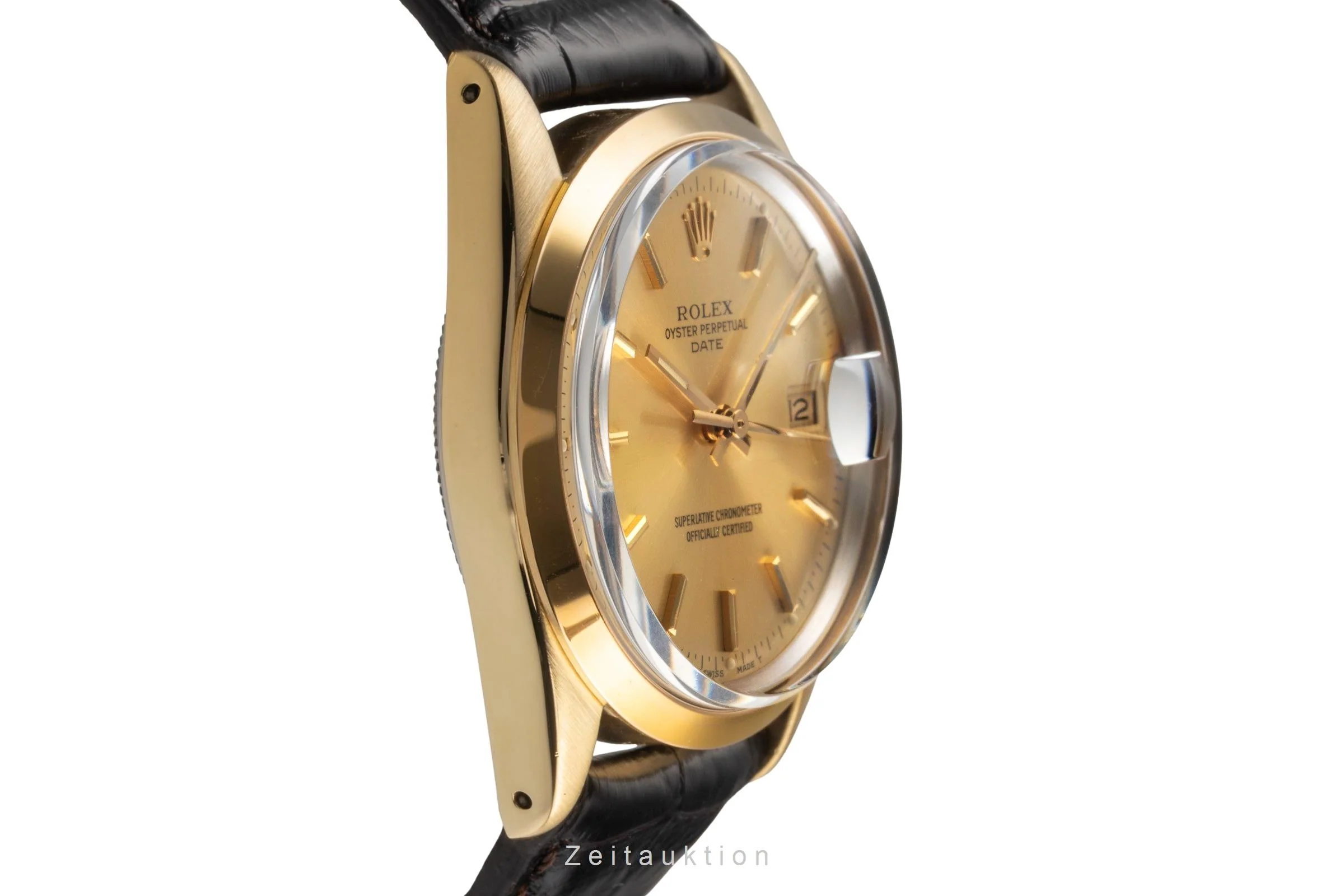 Rolex Date steel / gold automatic men's watch 15505  [2503567] - Image 8