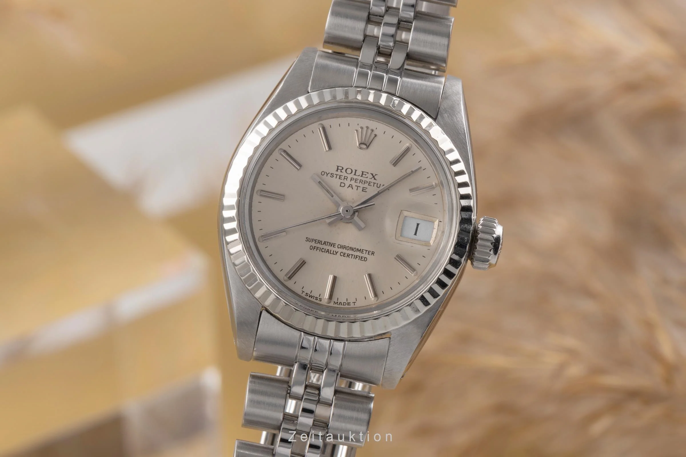 Rolex Date steel / white gold automatic women's watch 6917 Vintage  [2504195] - Image 2