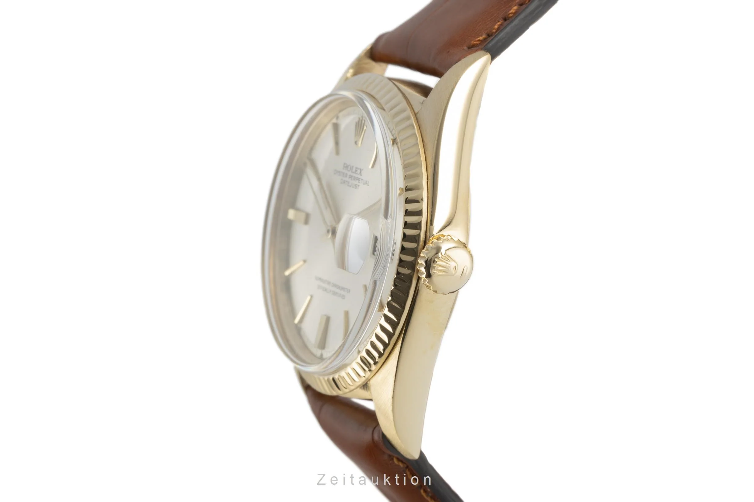 Rolex Datejust 18 ct gold automatic men's watch 1601  [2108930] - Image 6