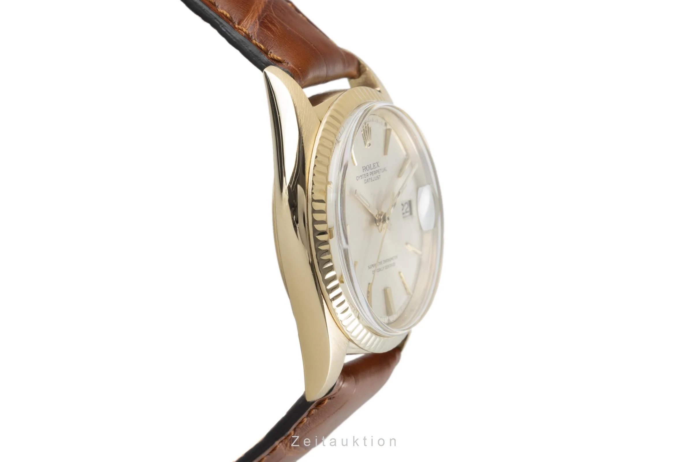 Rolex Datejust 18 ct gold automatic men's watch 1601  [2108930] - Image 7